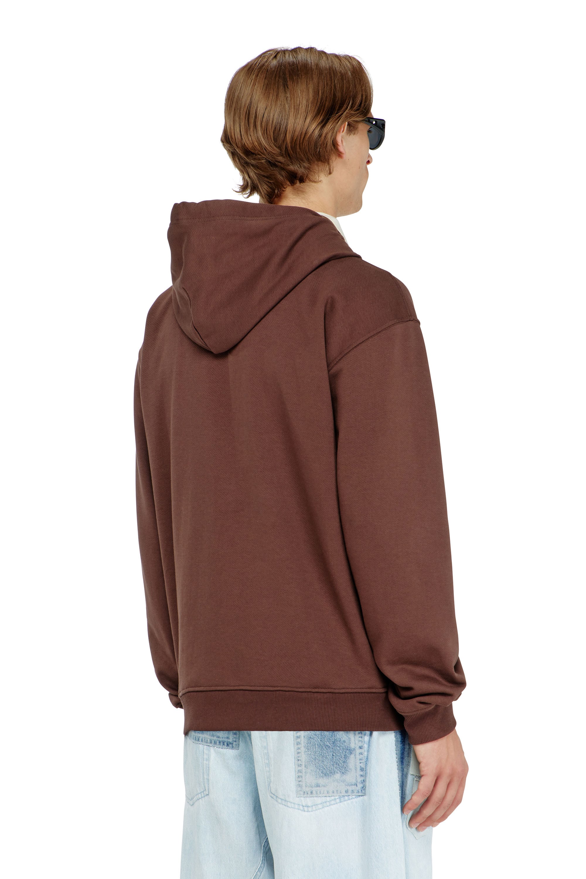 Diesel - S-NORM-HOOD-AA2, Male's プルオーバーパーカー in ブラウン - 4