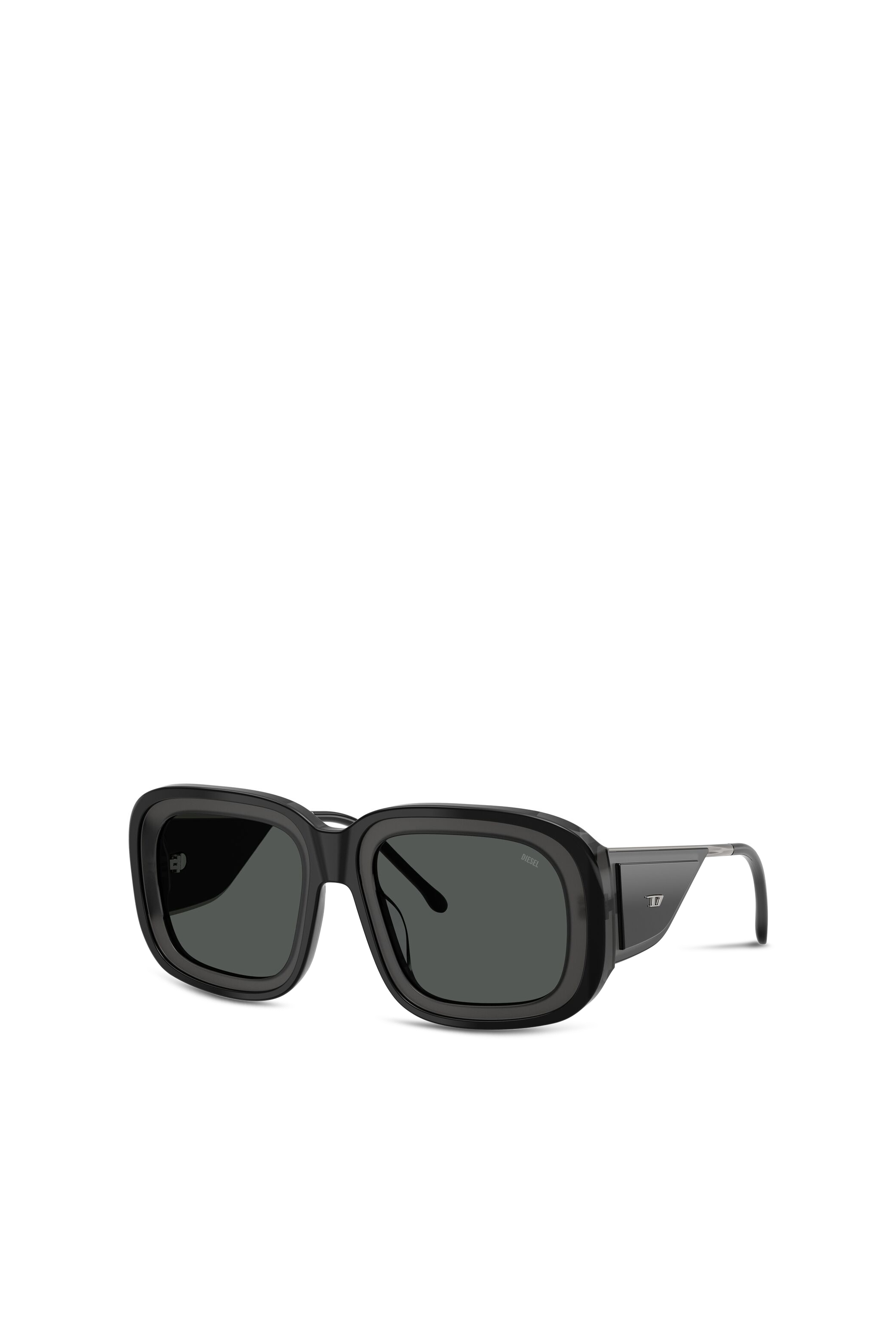 Diesel - 0DL2015U, Unisex's Square sunglasses in ブラック - 4