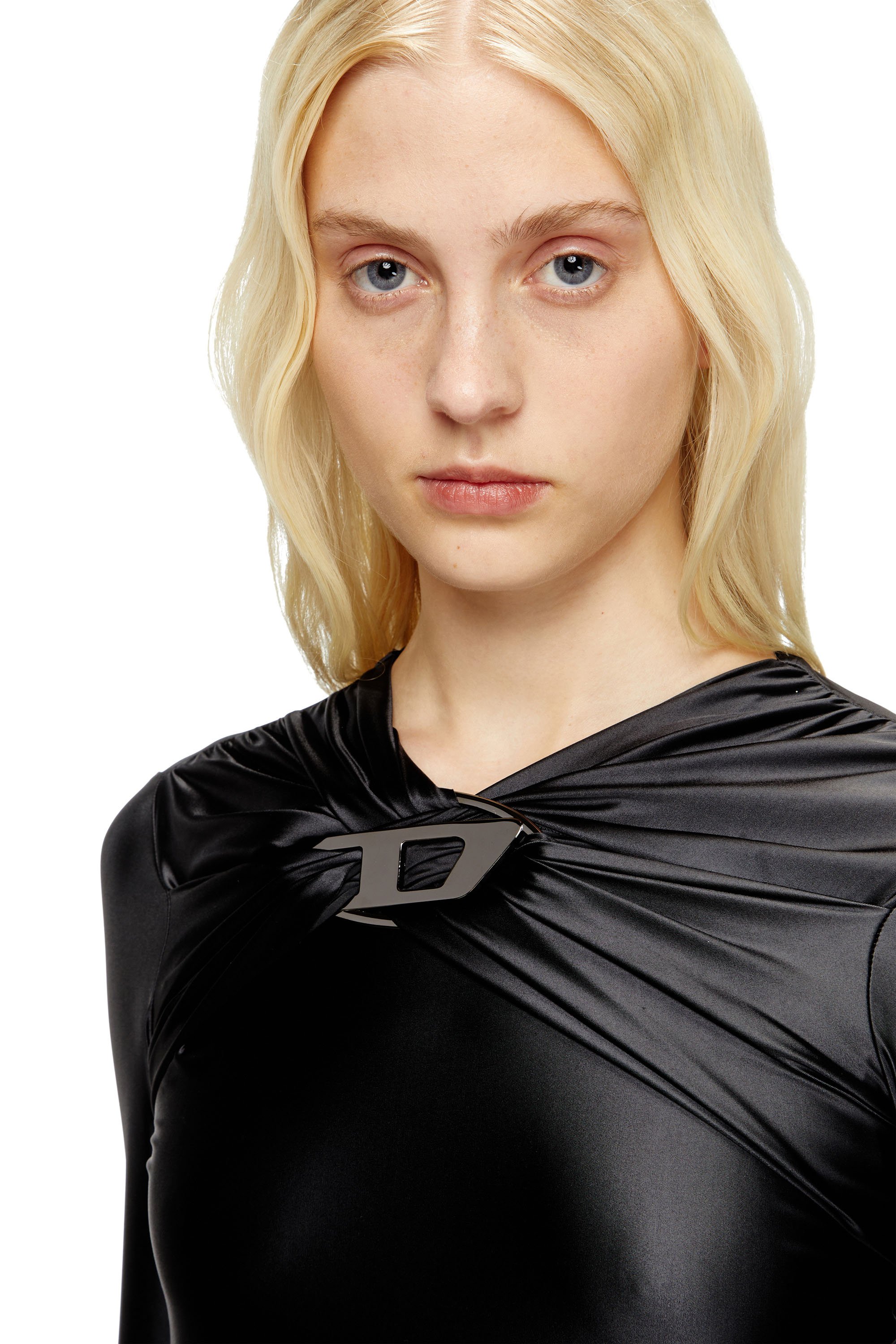 Diesel - D-IAMO, Female's 長袖ドレス in ブラック - 4