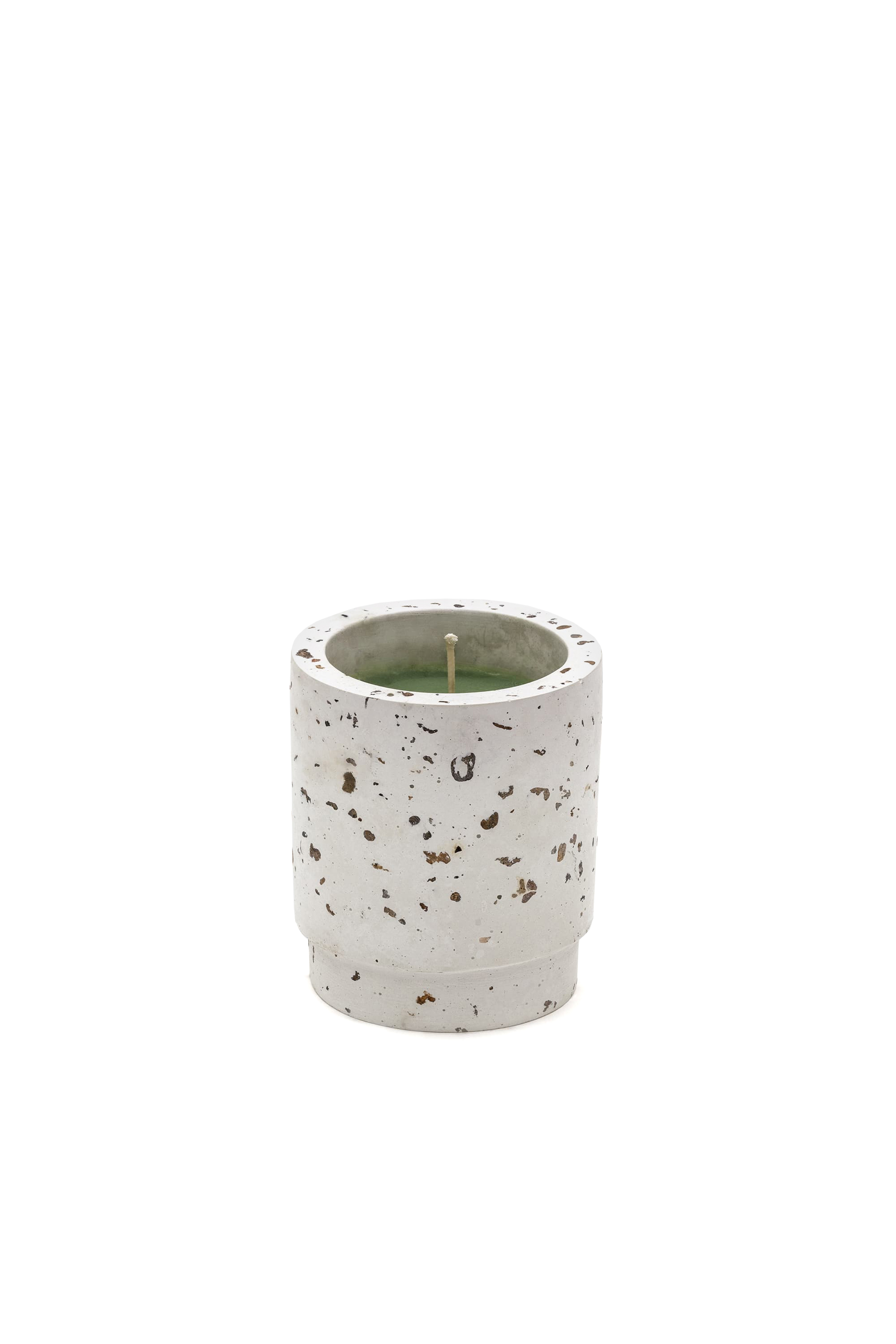 Diesel - 11152 HOME SCENTS, Unisex's Candle in cement jar "Diesel green possessed desert" in オフホワイト - 1