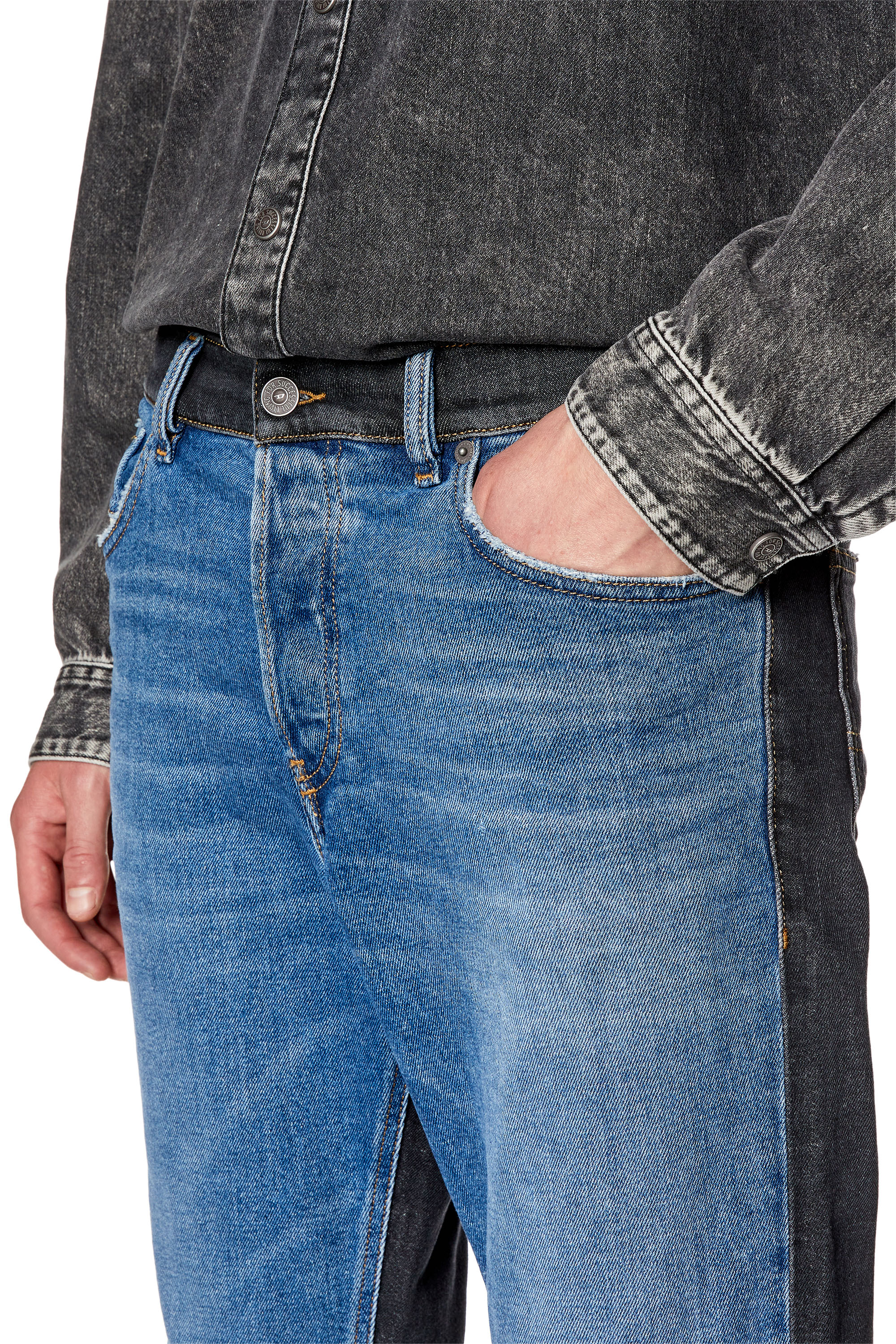 Diesel - Straight Jeans 1995 D-Sark 09H03, ミディアムブルー - Image 4