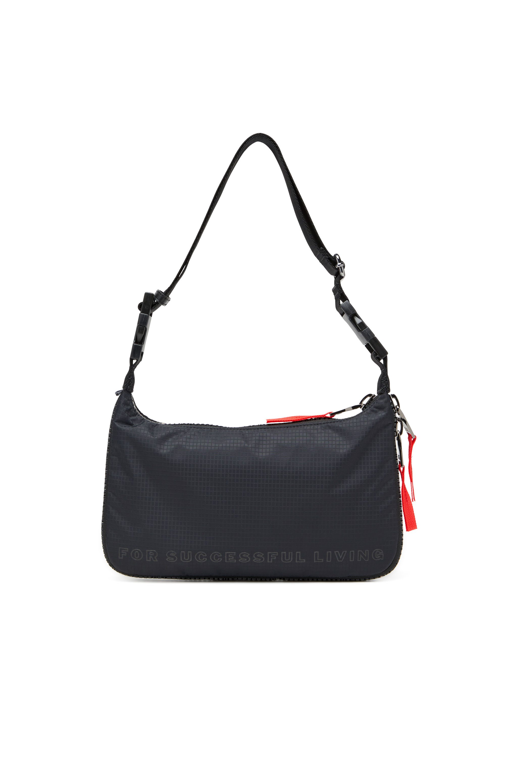 Diesel - ZIP-D CROSSBODY BAG X, Unisex's ショルダーバッグ in ブラック - 3