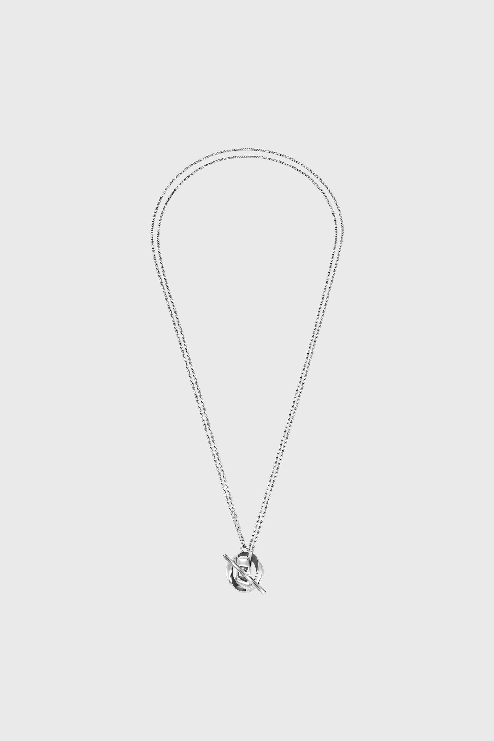 Diesel - DX1716040, Unisex's ネックレス in シルバー - 1