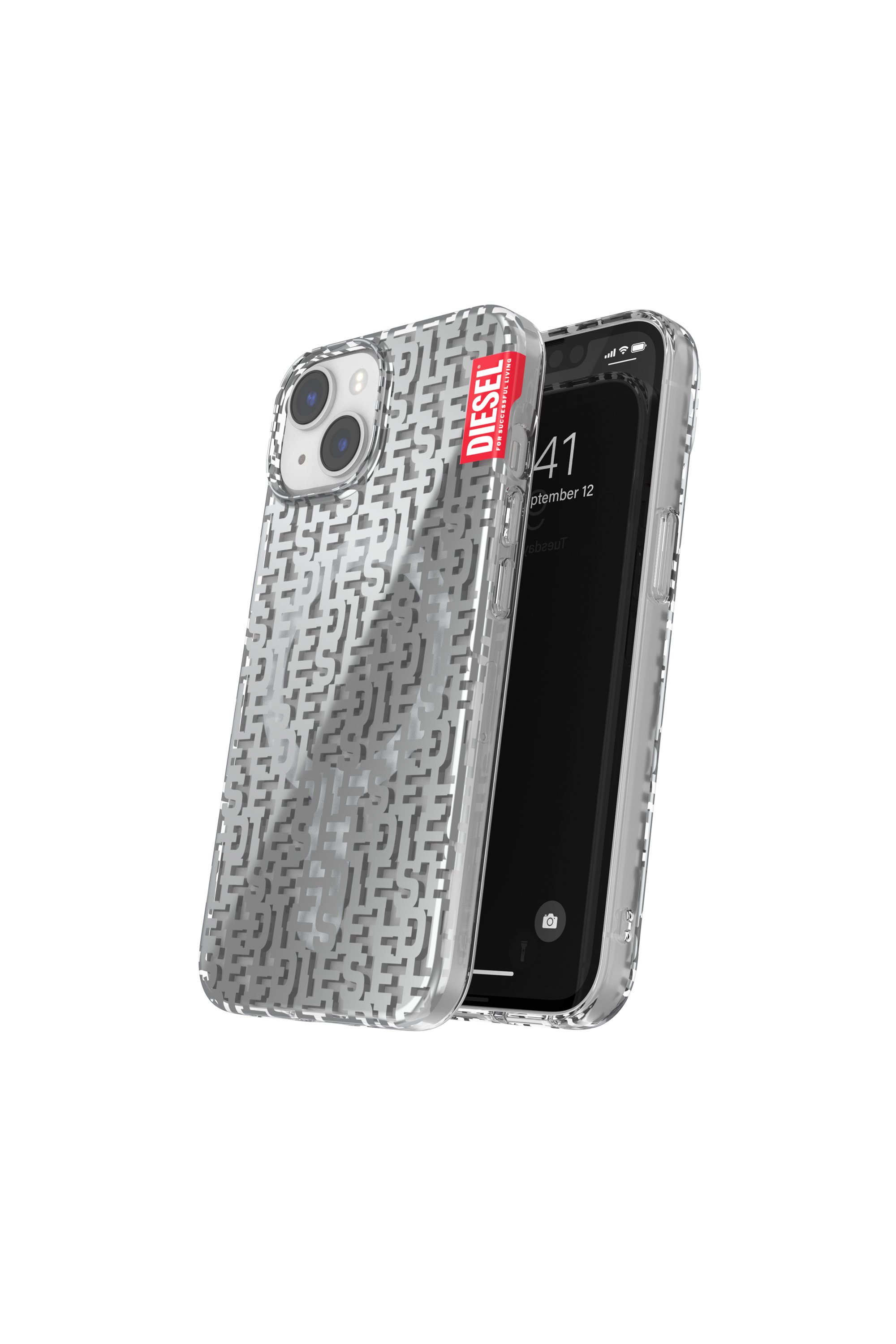 Diesel - 50297 MOULDED CASE, Unisex's iPhone 14 対応 ケース in グレー - 3