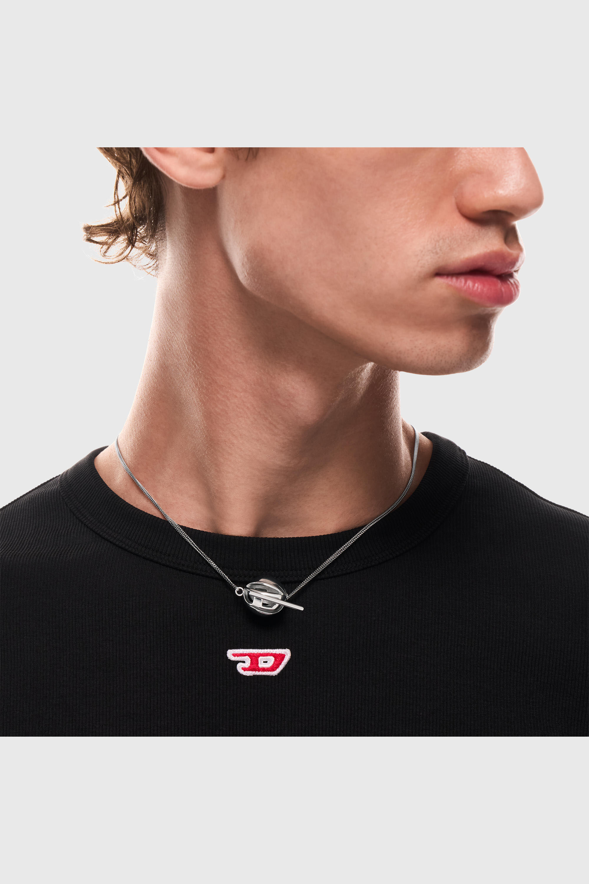 Diesel - DX1716040, Unisex's ネックレス in シルバー - 3