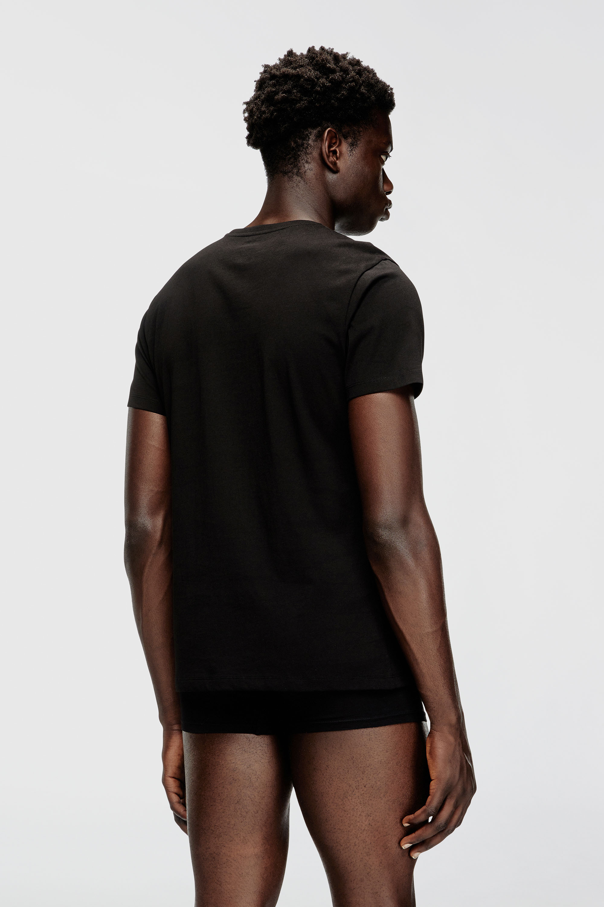 Diesel - MICHAEL-D-BOX-3PACK, Male's Tシャツ3枚パック in ブラック - 4