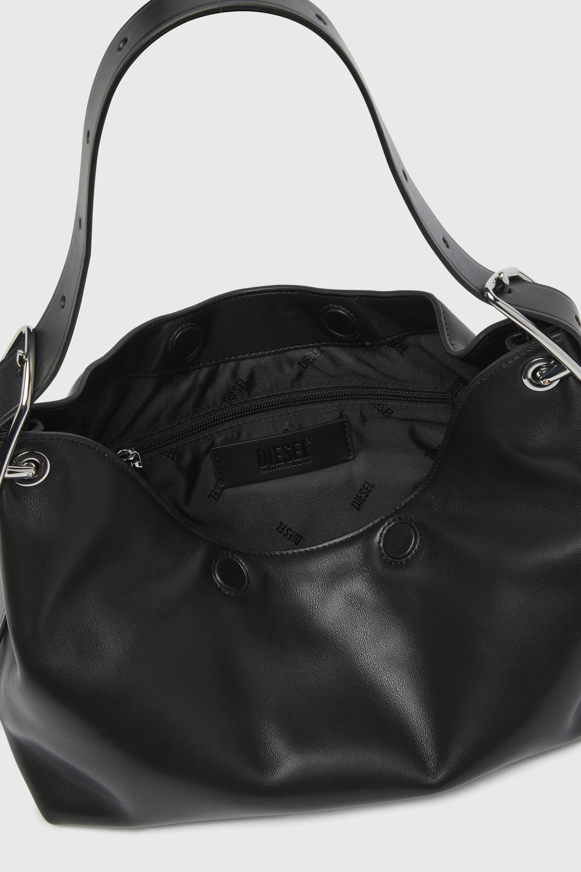 Diesel - D-LINE HOBO S, Female's ショルダーバッグ in ブラック - 6