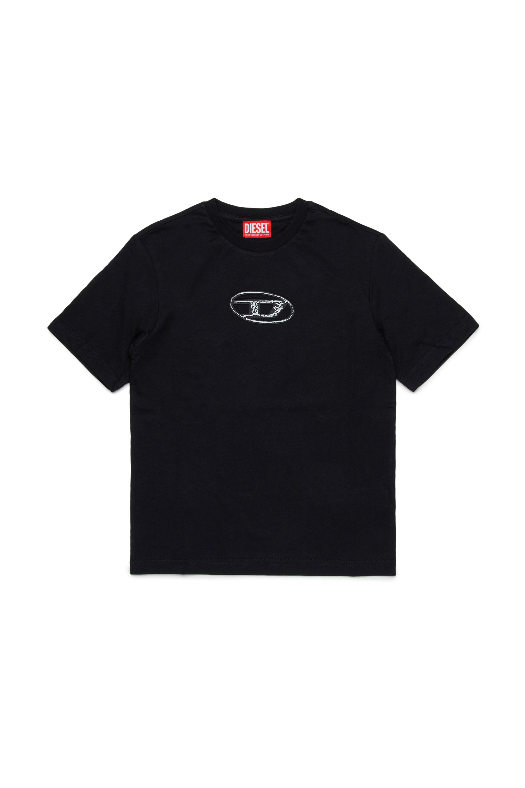 Diesel - TREDEN OVER, Male's Tシャツ in ブラック - 1