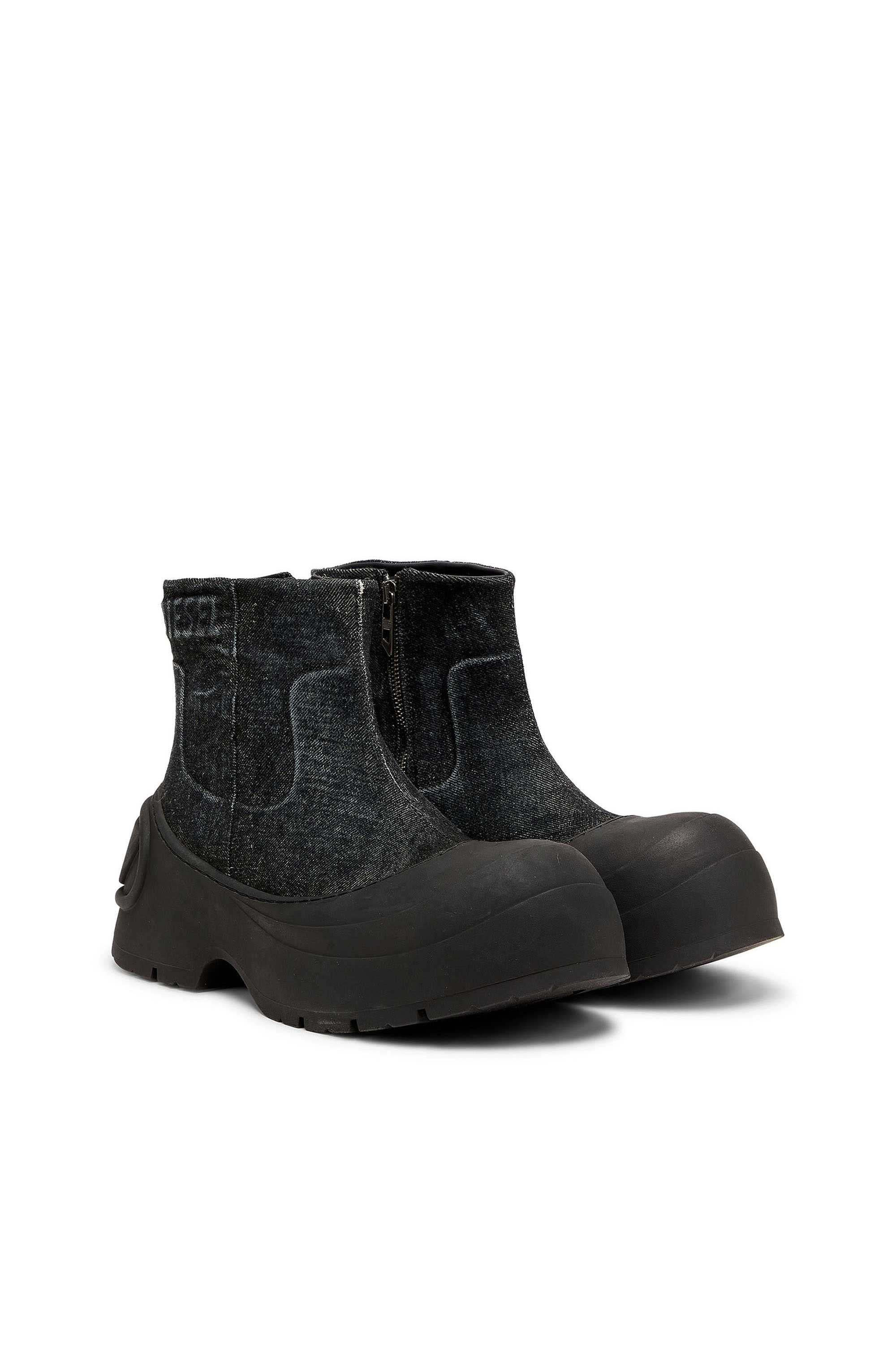 Diesel - D-DONALD ZIP MD, Male's ブーツ in ブラック - 2