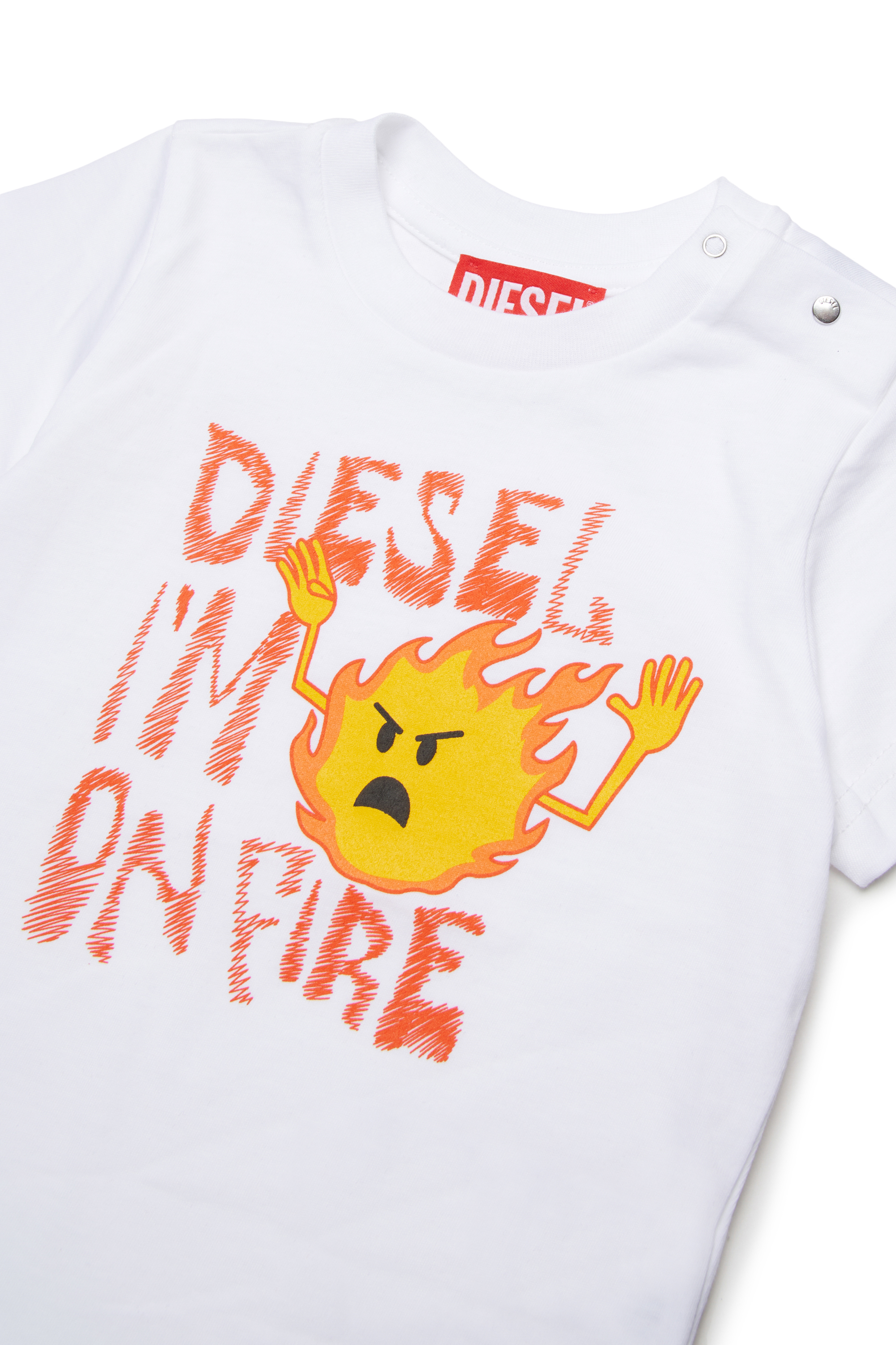 Diesel - TPIRB, Male's Tシャツ in ホワイト - 3