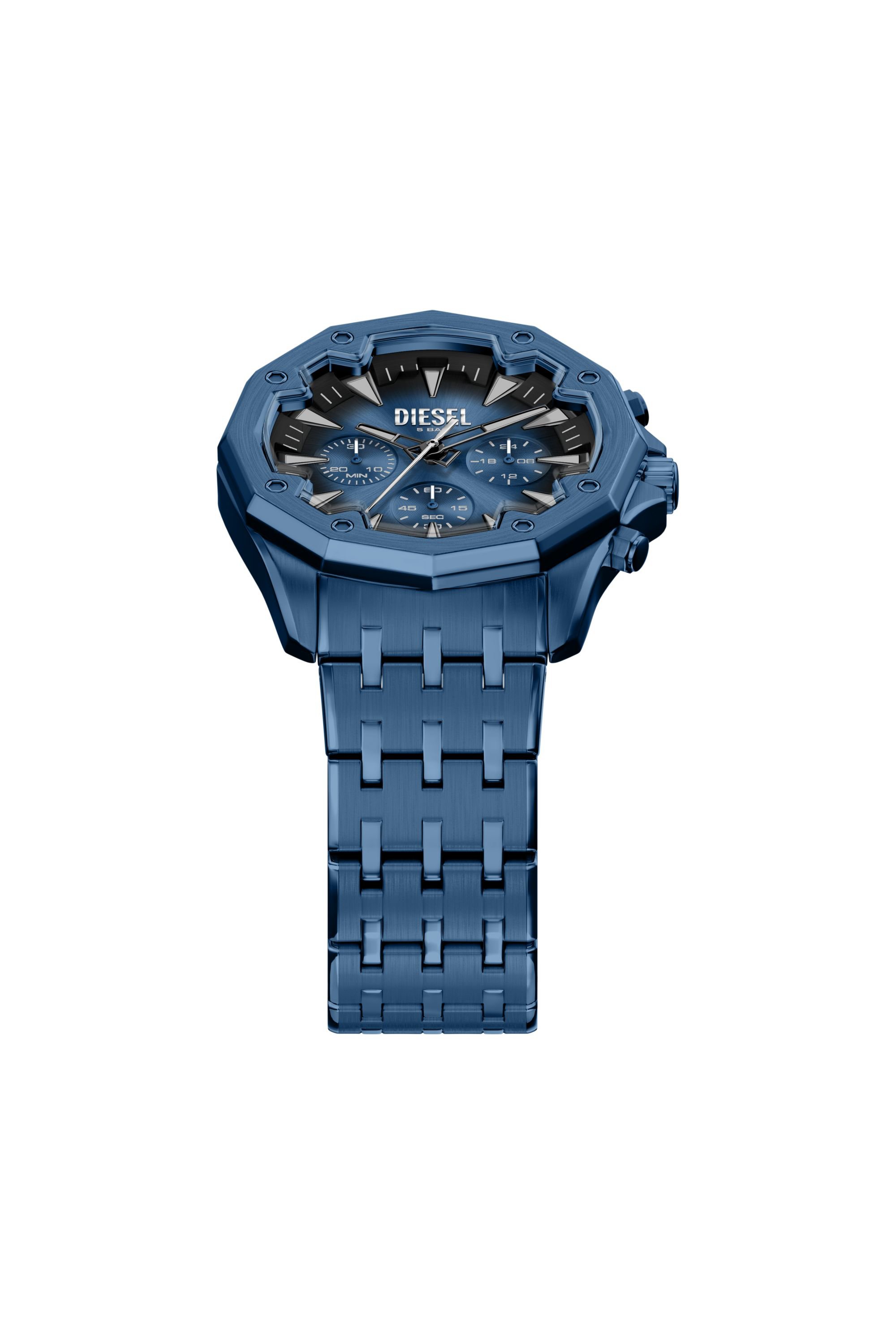 Diesel - DZ4705 WATCH, Male's Stinger Blue Stainless Steel Watch in ブルー - 4