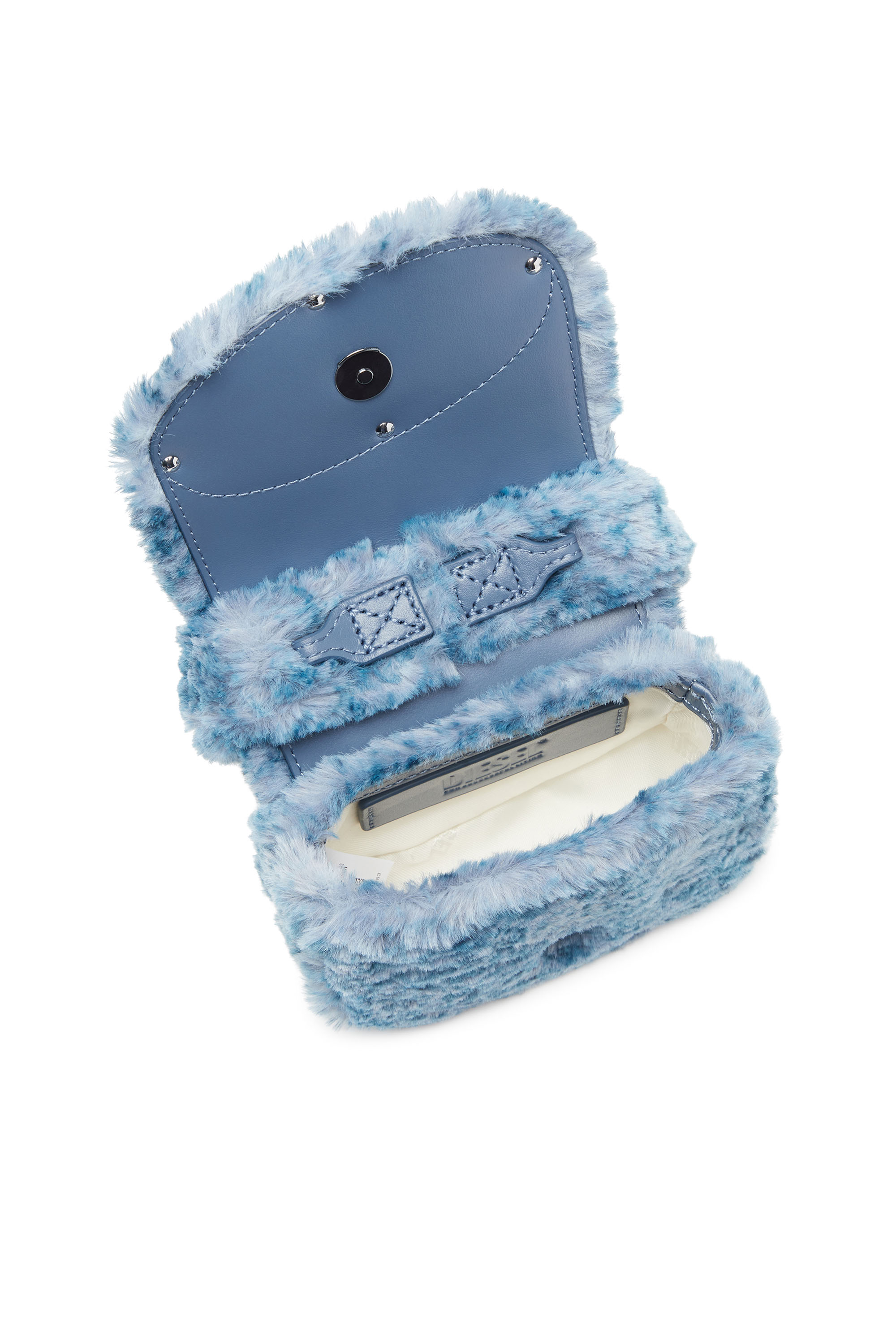 Diesel - 1DR XS, Female's 1DR Xs-Fluffy iconic mini bag in ブルー - 4