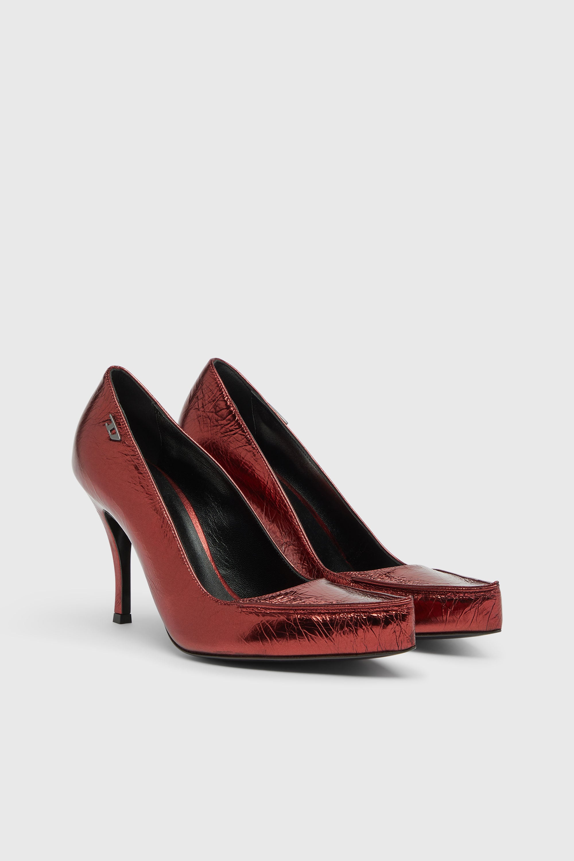 Diesel - D-LUCETTE-90-PUMP D, Female's D-Lucette-Pumps in mirror leather in null - 2