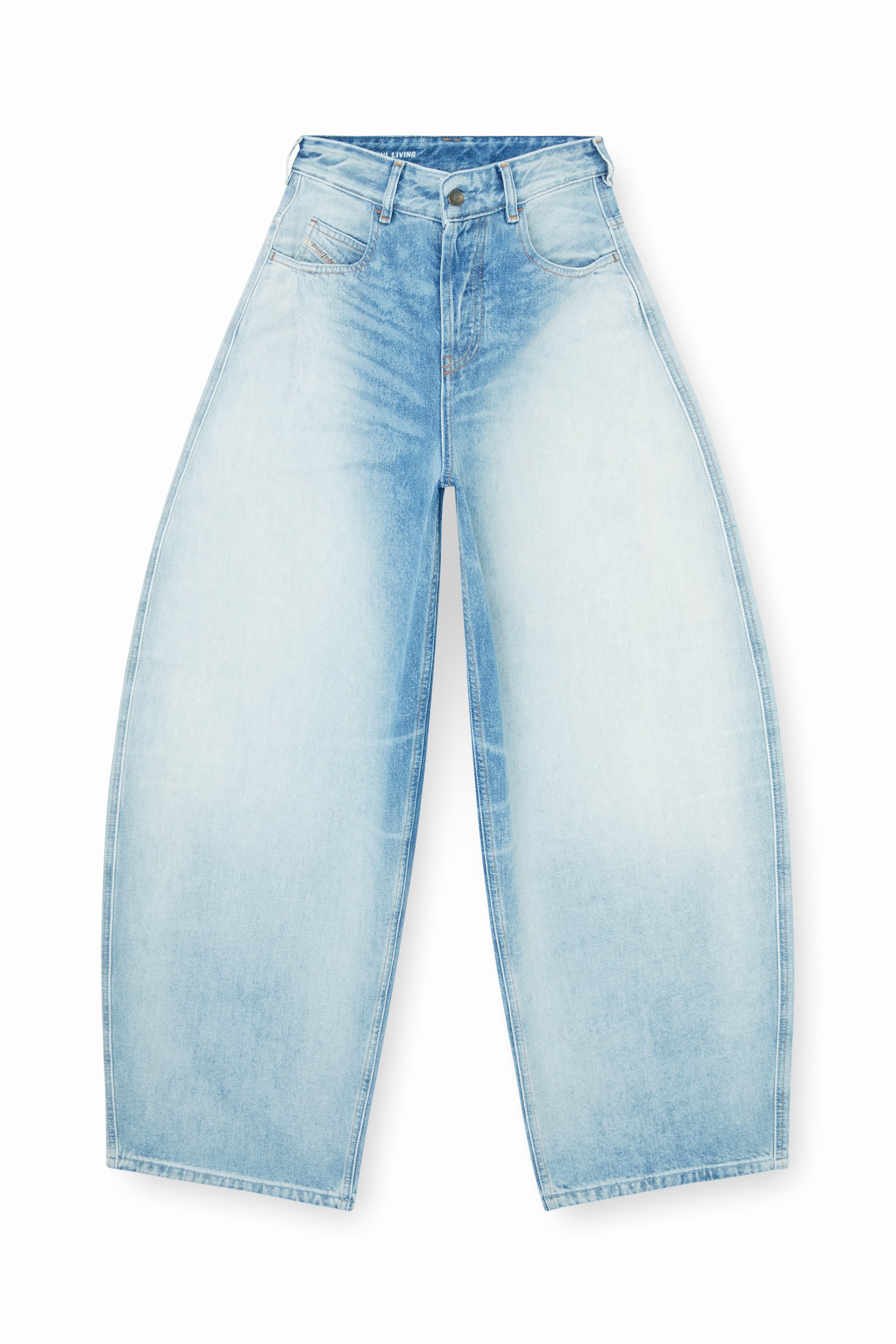 Diesel - Female's Relaxed Jeans 1987 D-Khelz 007EE, ライトブルー - 6