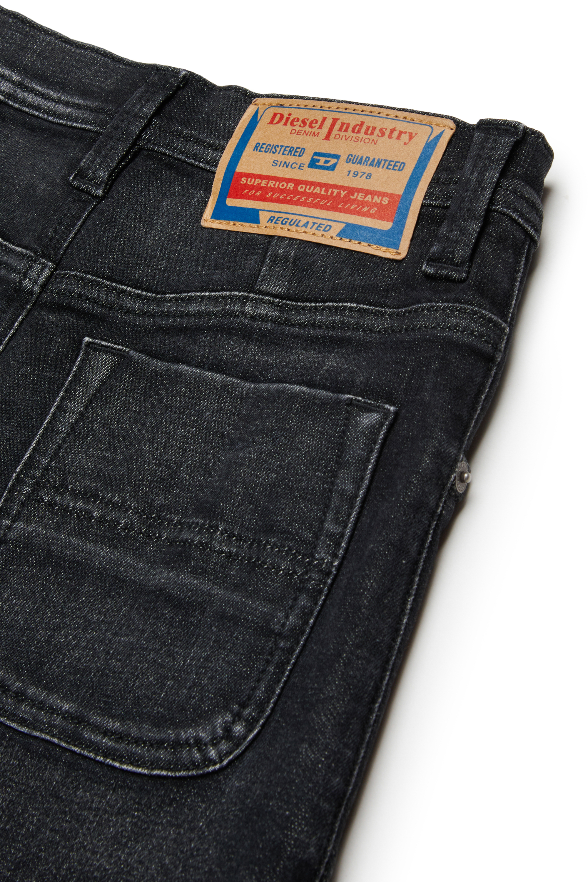 Diesel - GEALBUS, Female's デニムスカート in ブラック/ダークグレー - 4