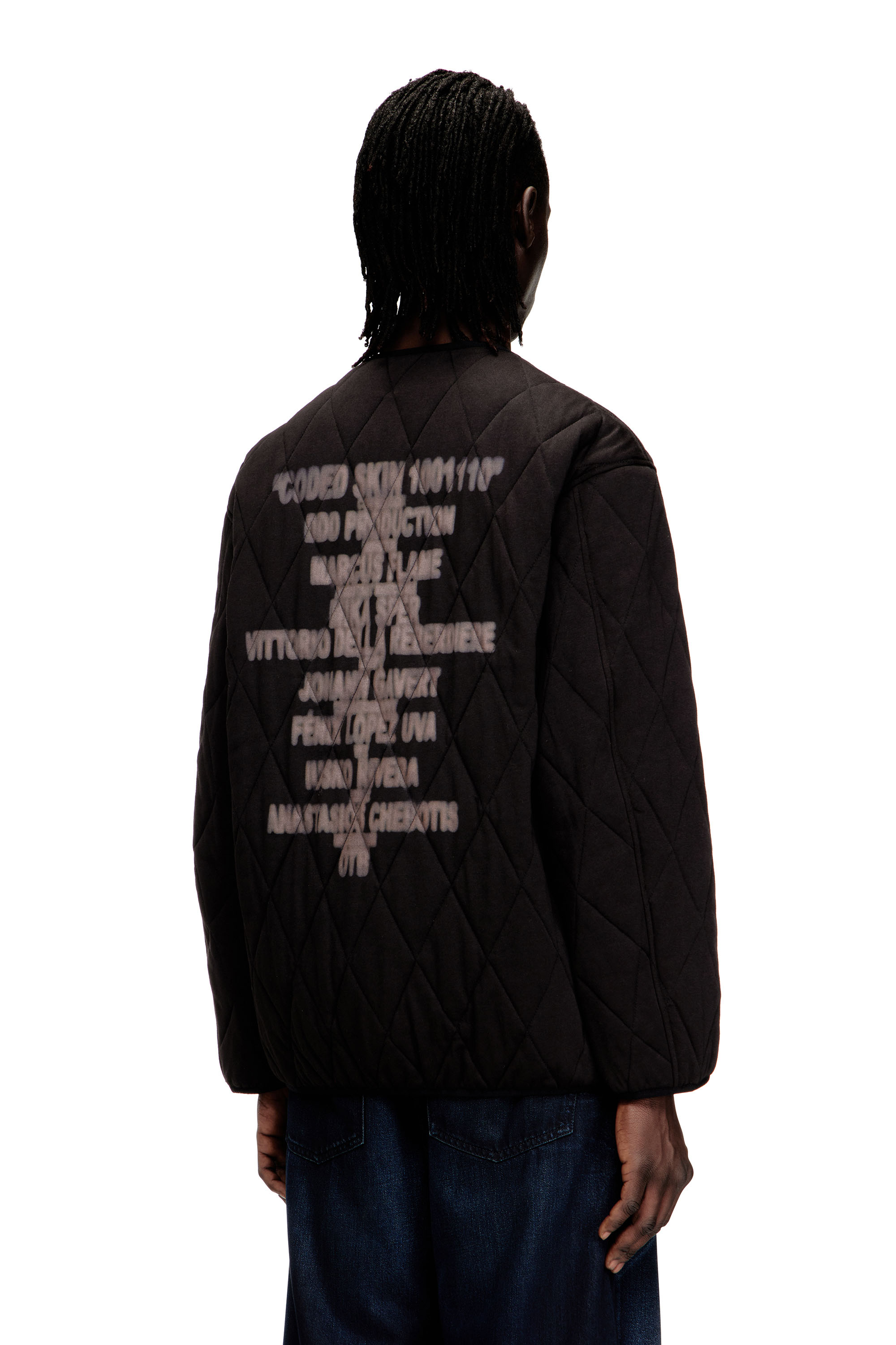 Diesel - S-BOYS, Male's キルティングジャケット in ブラウン - 4