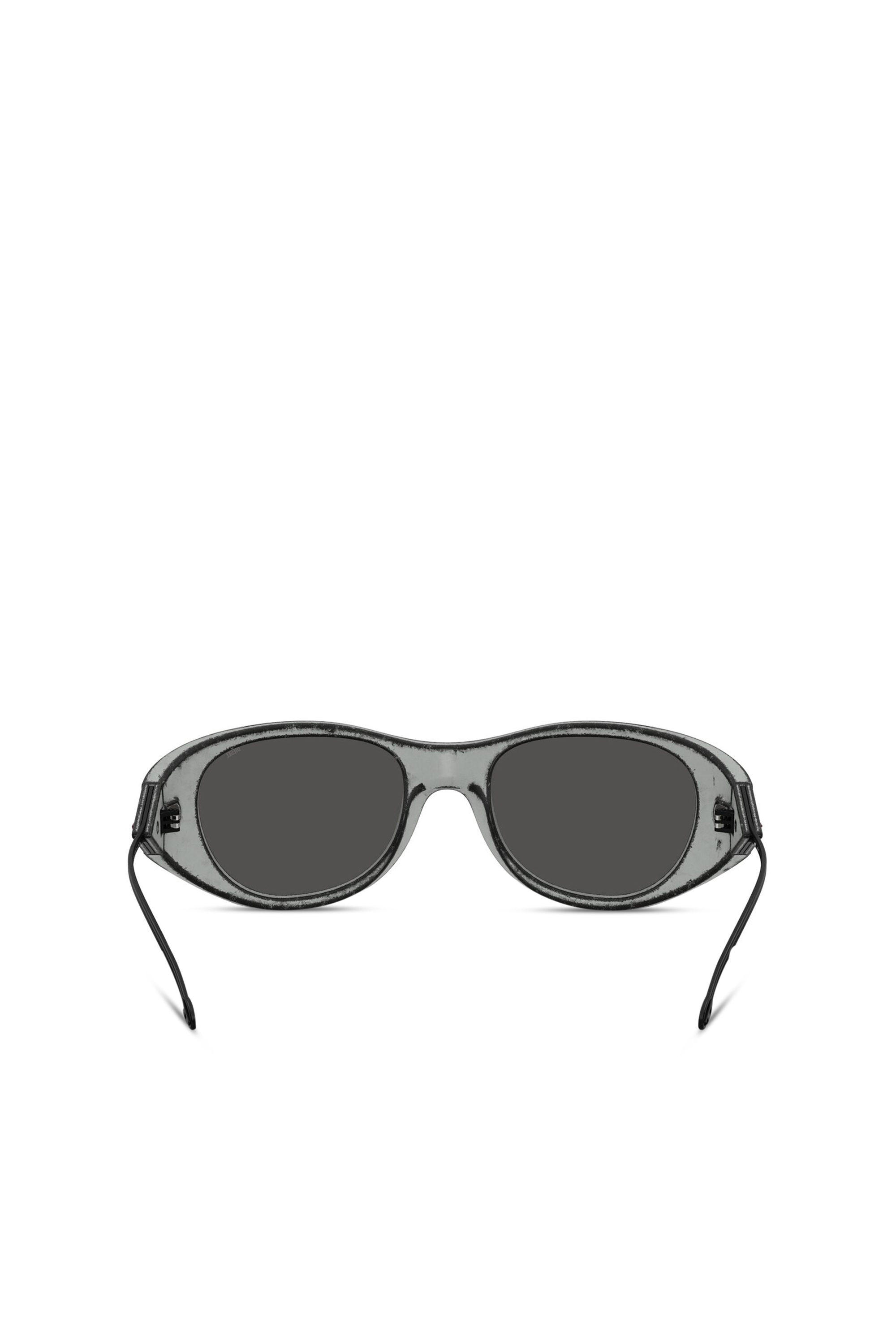 Diesel - 0DL3003, Unisex's Iconic oval sunglasses in ブラック/グレー - 3