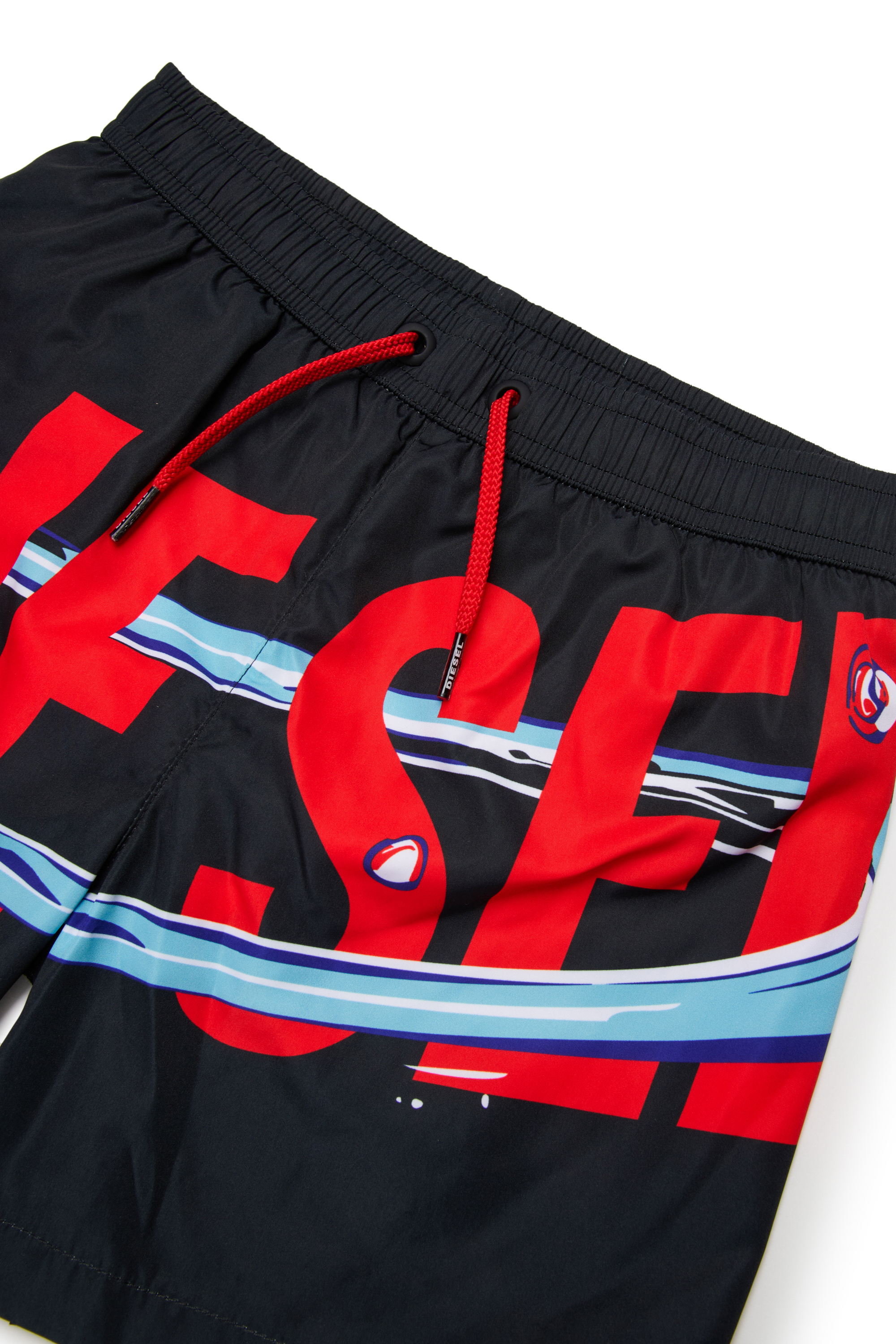 Diesel - MIPWIRL, Male's Swim shorts with bold graphic print in ブラック - 3