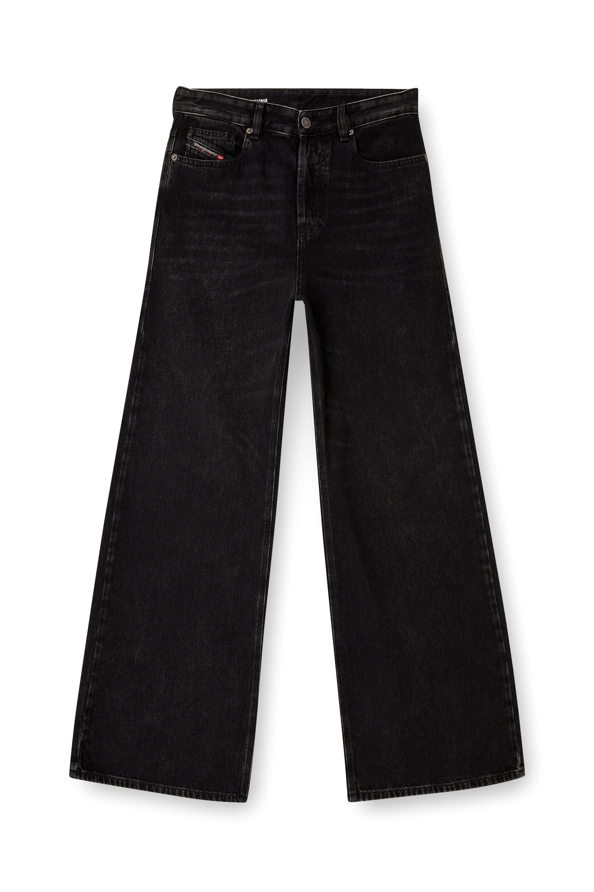 Diesel - Unisex's Relaxed Jeans 1996 D-Sire 09P09, ブラック/ダークグレー - 3
