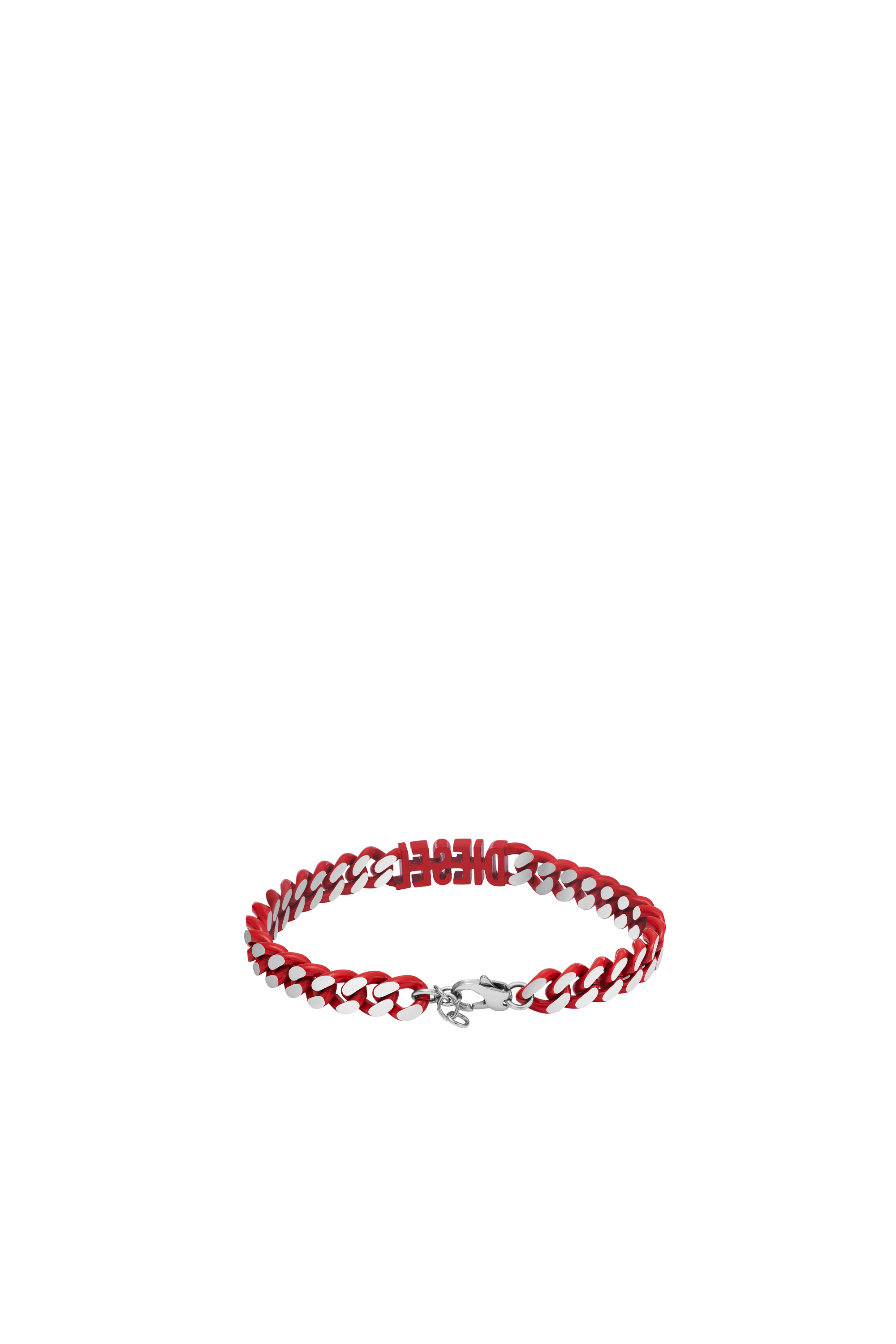 Diesel - DX1415, Unisex's ブレスレット in レッド/グレー - 2