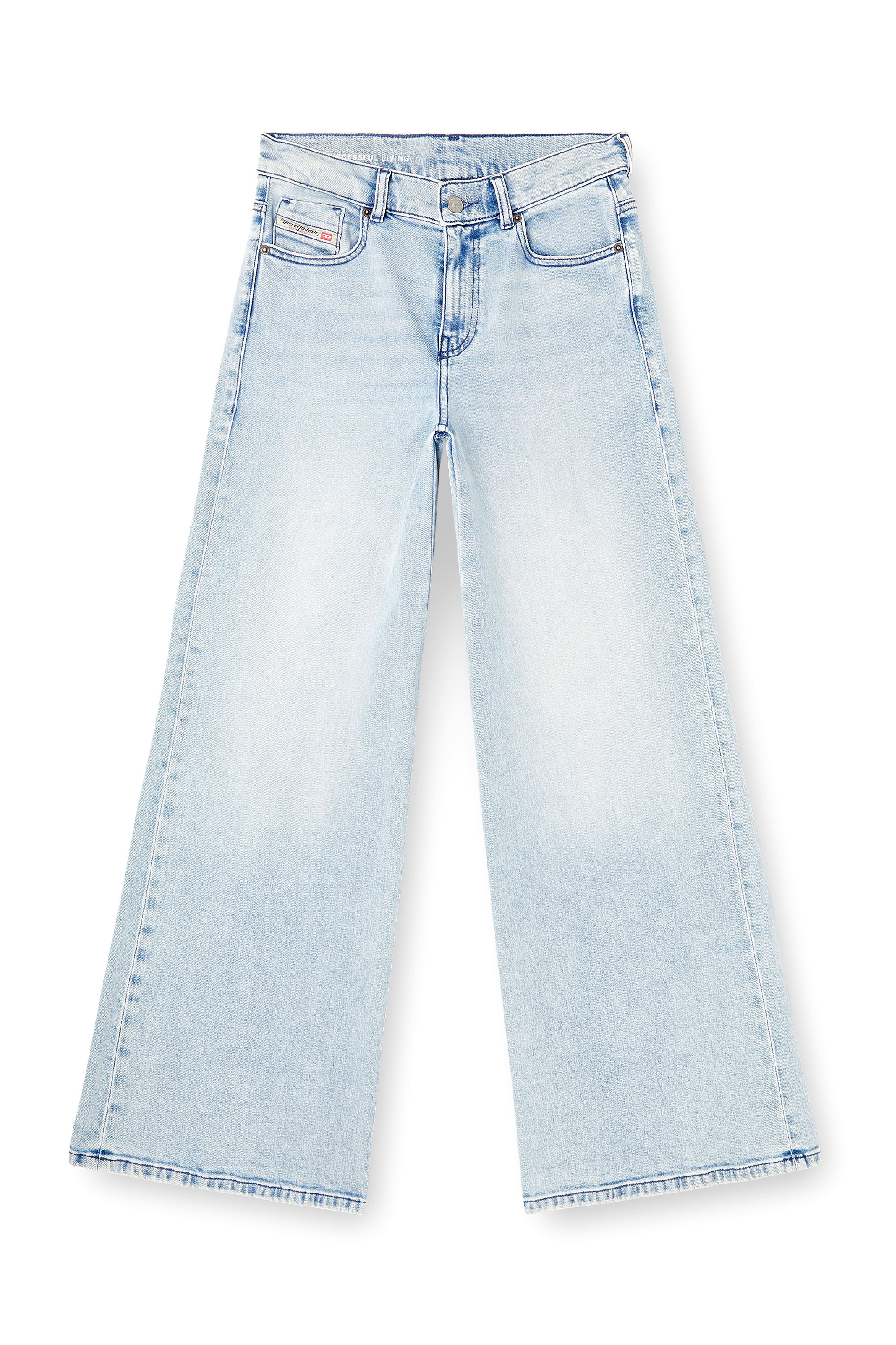 Diesel - Female's Flare Jeans 1978 D-Akemi 0ADBJ, ライトブルー - 2