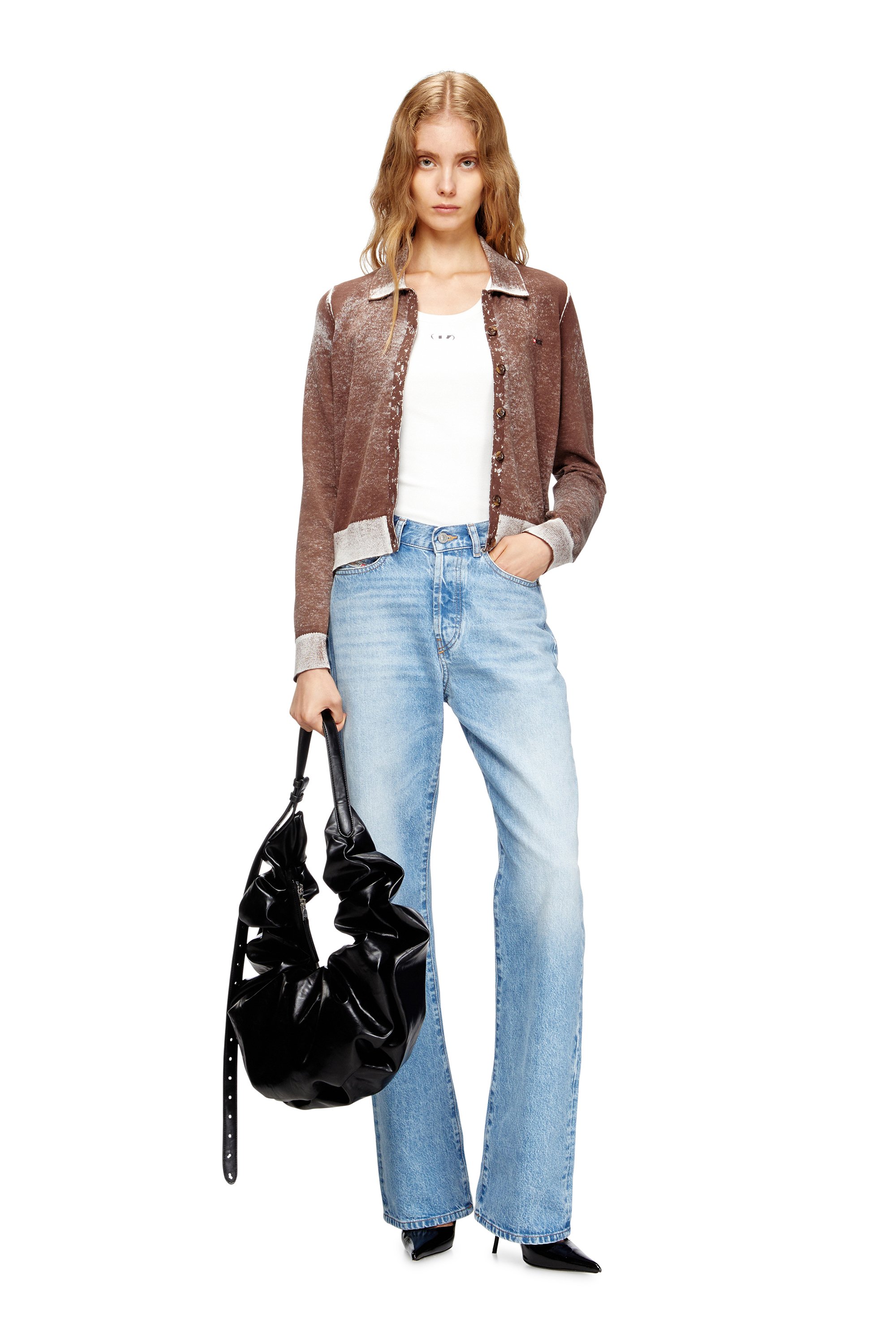 Diesel - GRAB-D HOBO L, Female's ホーボーバッグ L in ブラック - 2