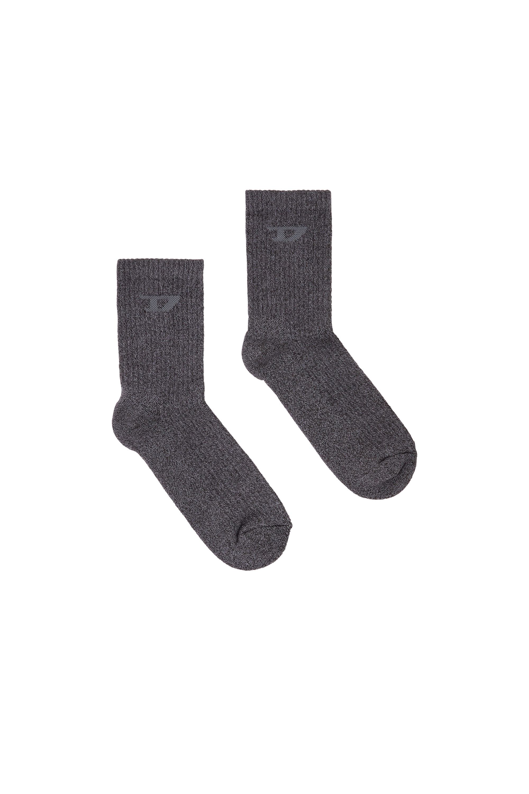 Diesel - SKM-D-TENNIS-CREW-17.5-S, Male's クルーソックス in ブラック - 1