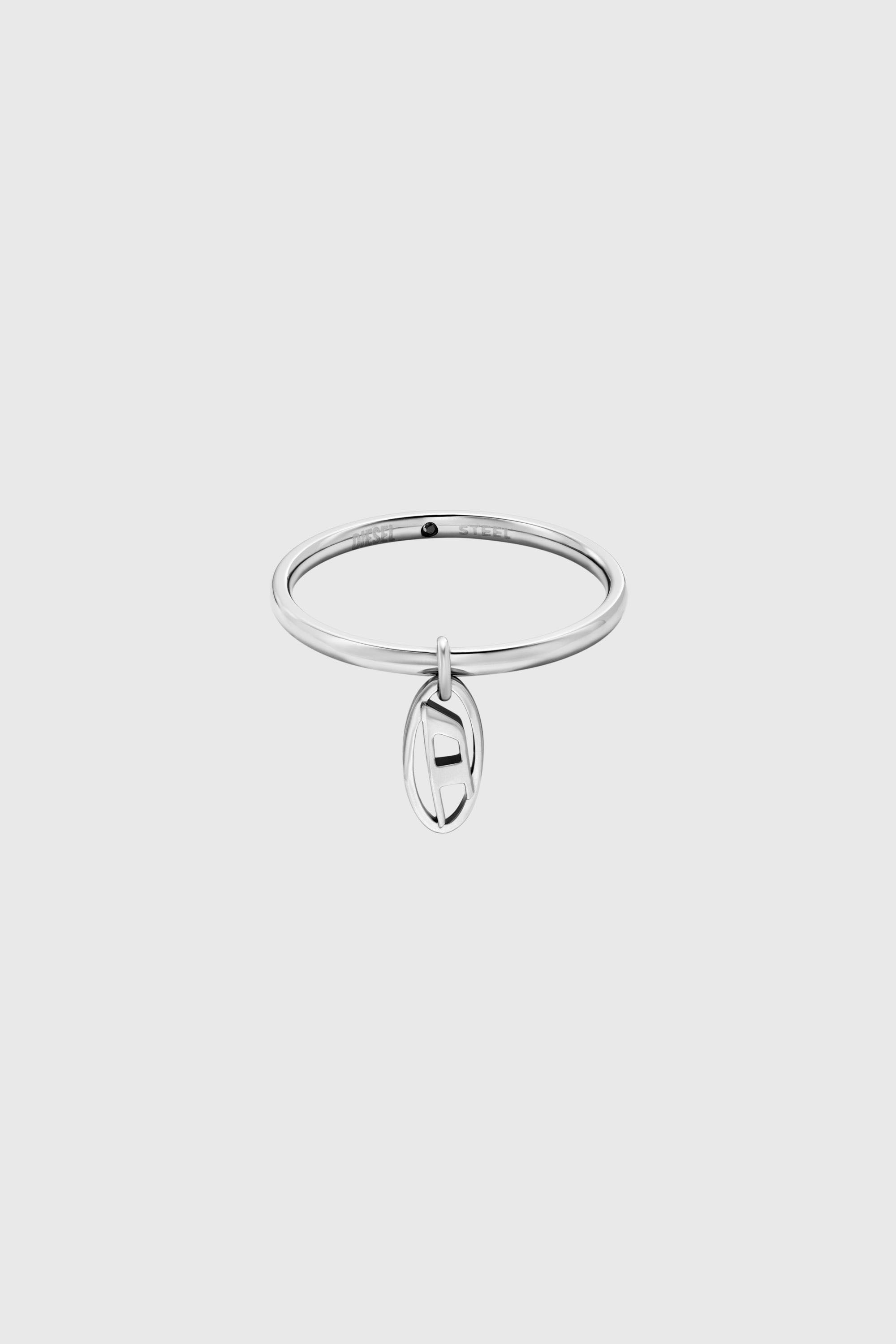 Diesel - DX1603040, Unisex's リング in シルバー - 2