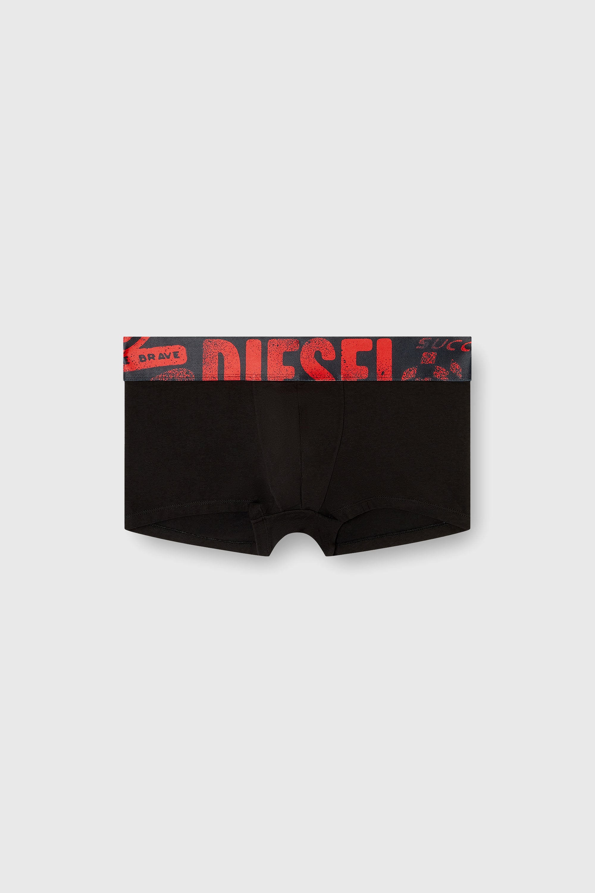 Diesel - DAMIEN-D-POP-55, Male's ボクサーパンツ in ブラック/レッド - 2