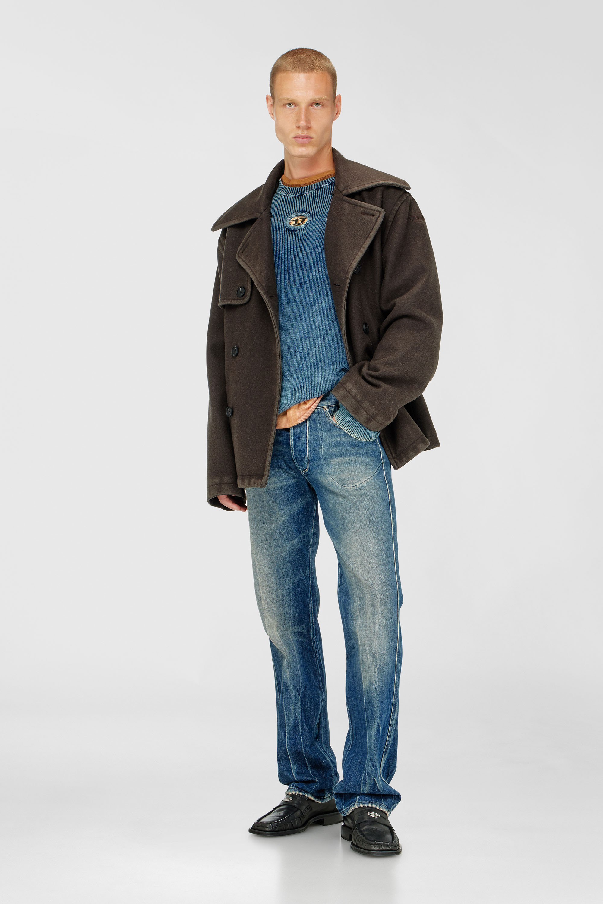 Diesel - Male's Regular Jeans 1985 Larkee 09Q27, ミディアムブルー - 1