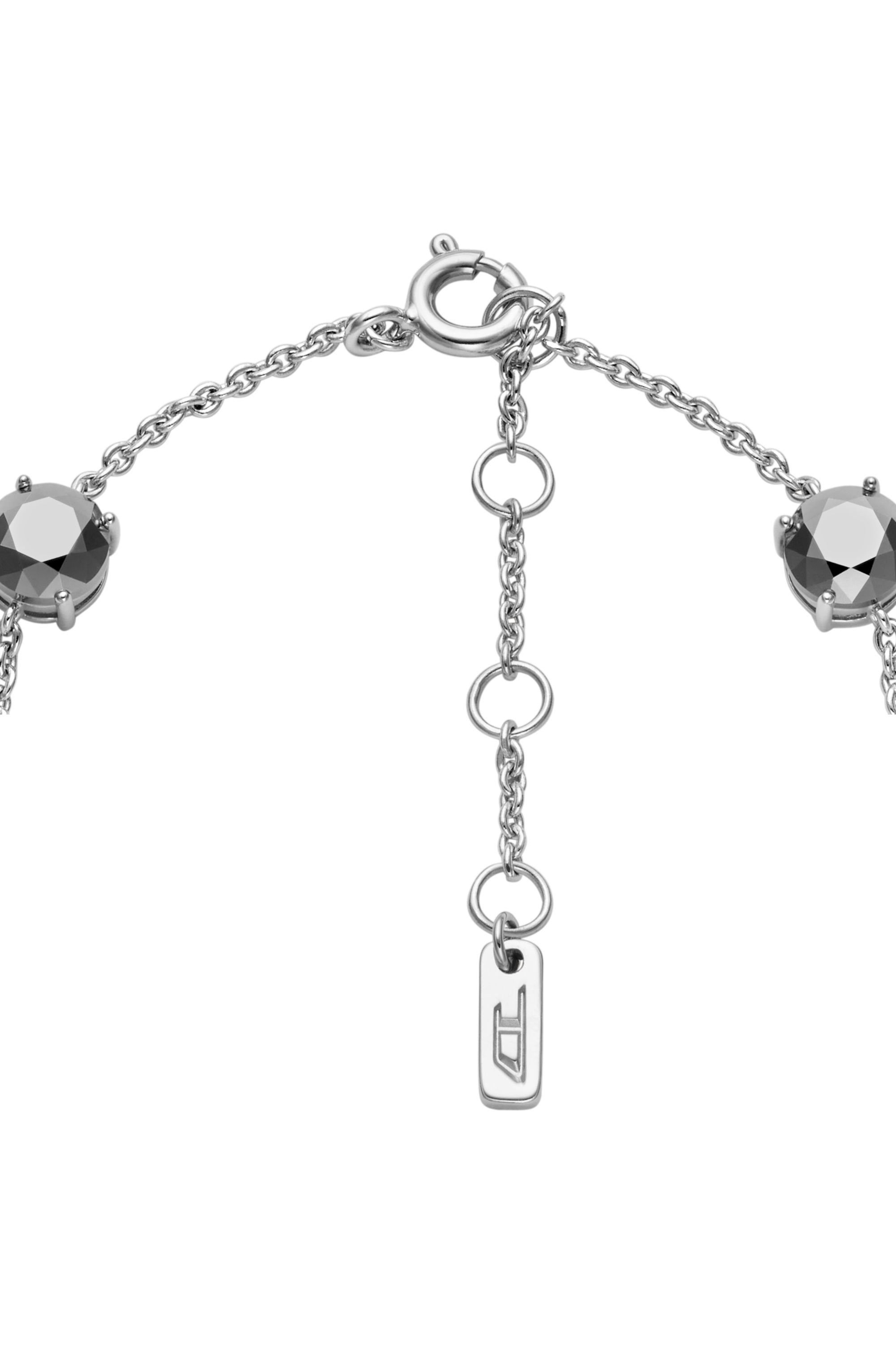 Diesel - DL1358040 STERLING SILVER JEWEL, Unisex's Sterling Silver Chain Bracelet in シルバー - 2