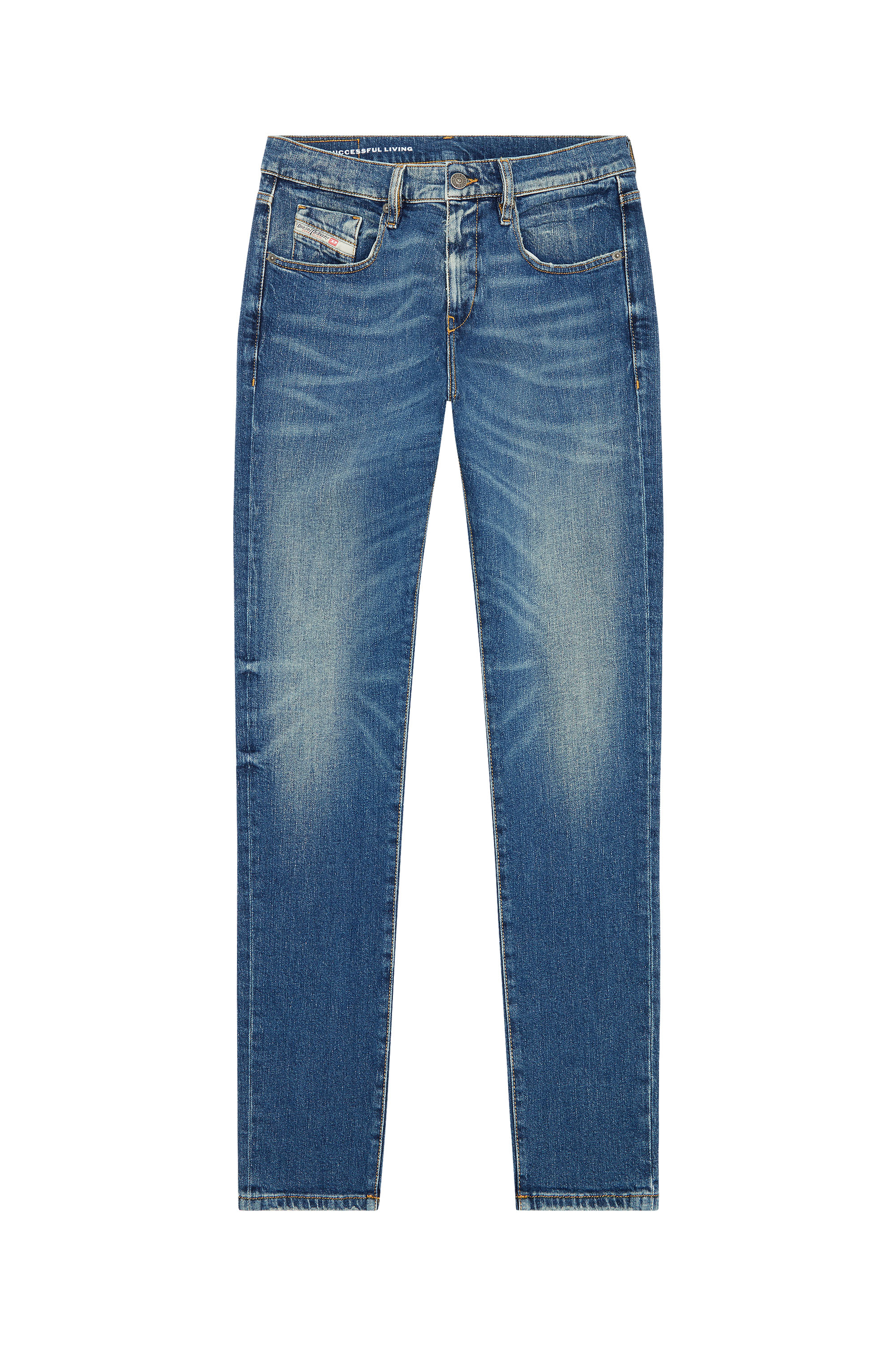 Diesel - Slim Jeans 2019 D-Strukt 007L1, ミディアムブルー - Image 5