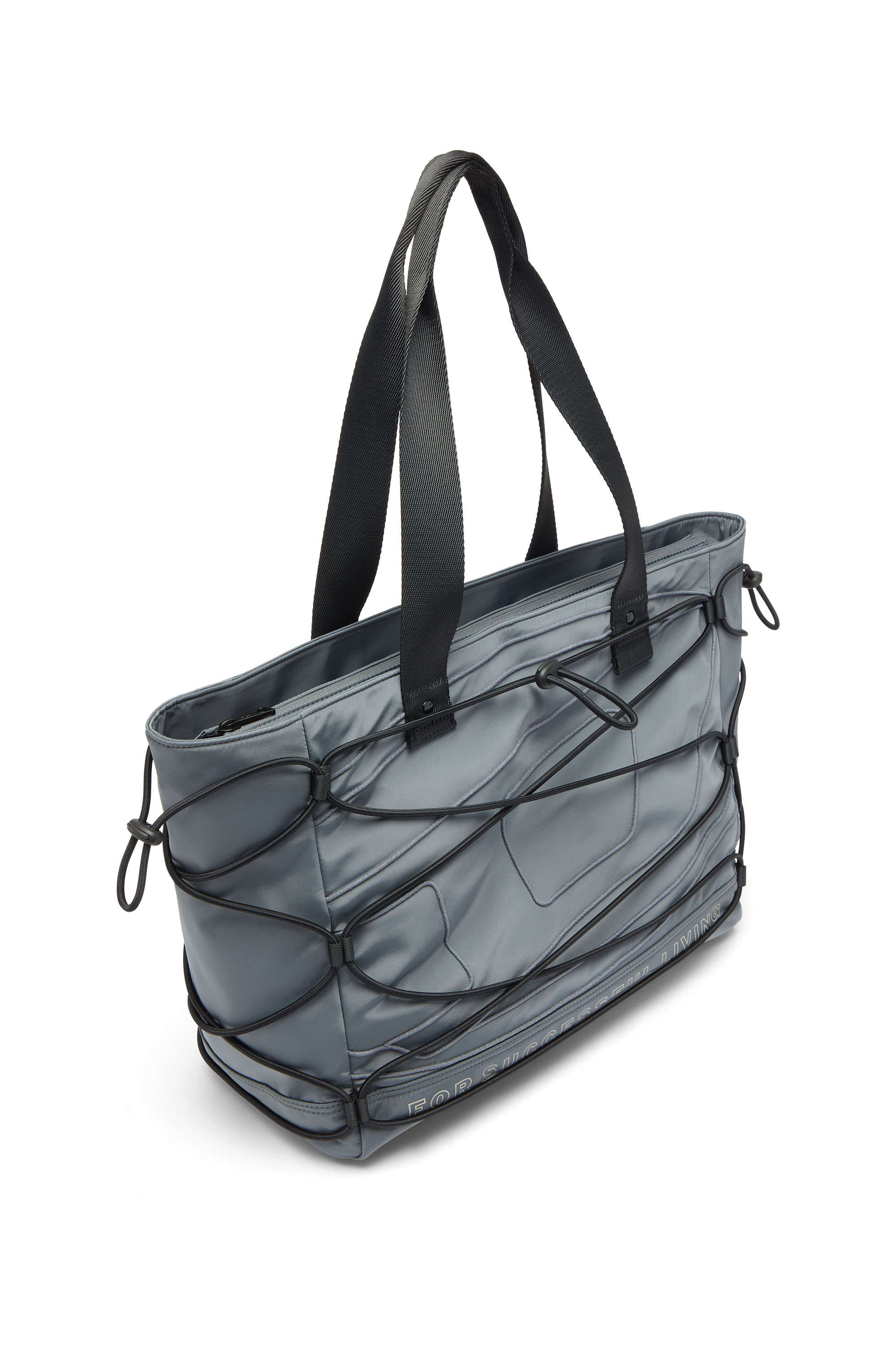 Diesel - TECH-D TOTE M X, Unisex's トートバッグ in グレー - 5