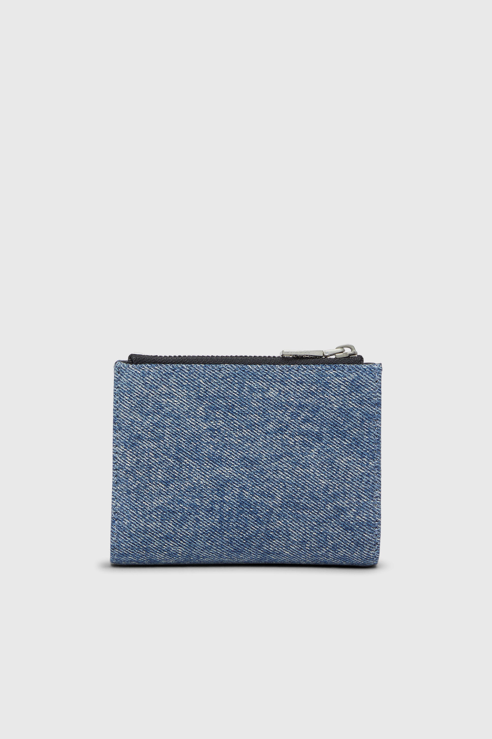Diesel - 1DR BI-FOLD ZIP II, Female's 二つ折りウォレット in ブルー - 2