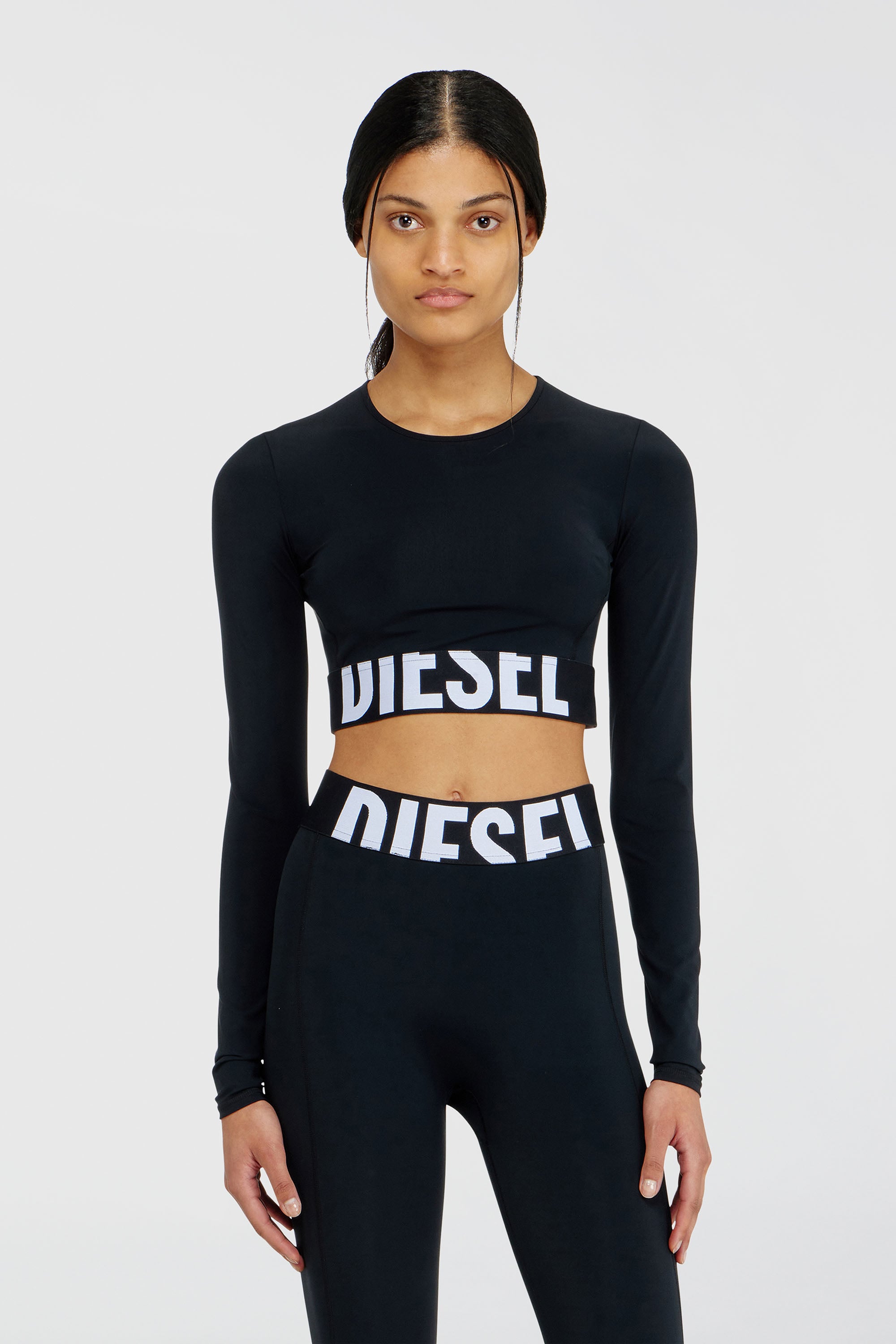 Diesel - MELISSA-D-POP, Female's 長袖Tシャツ in ブラック - 1