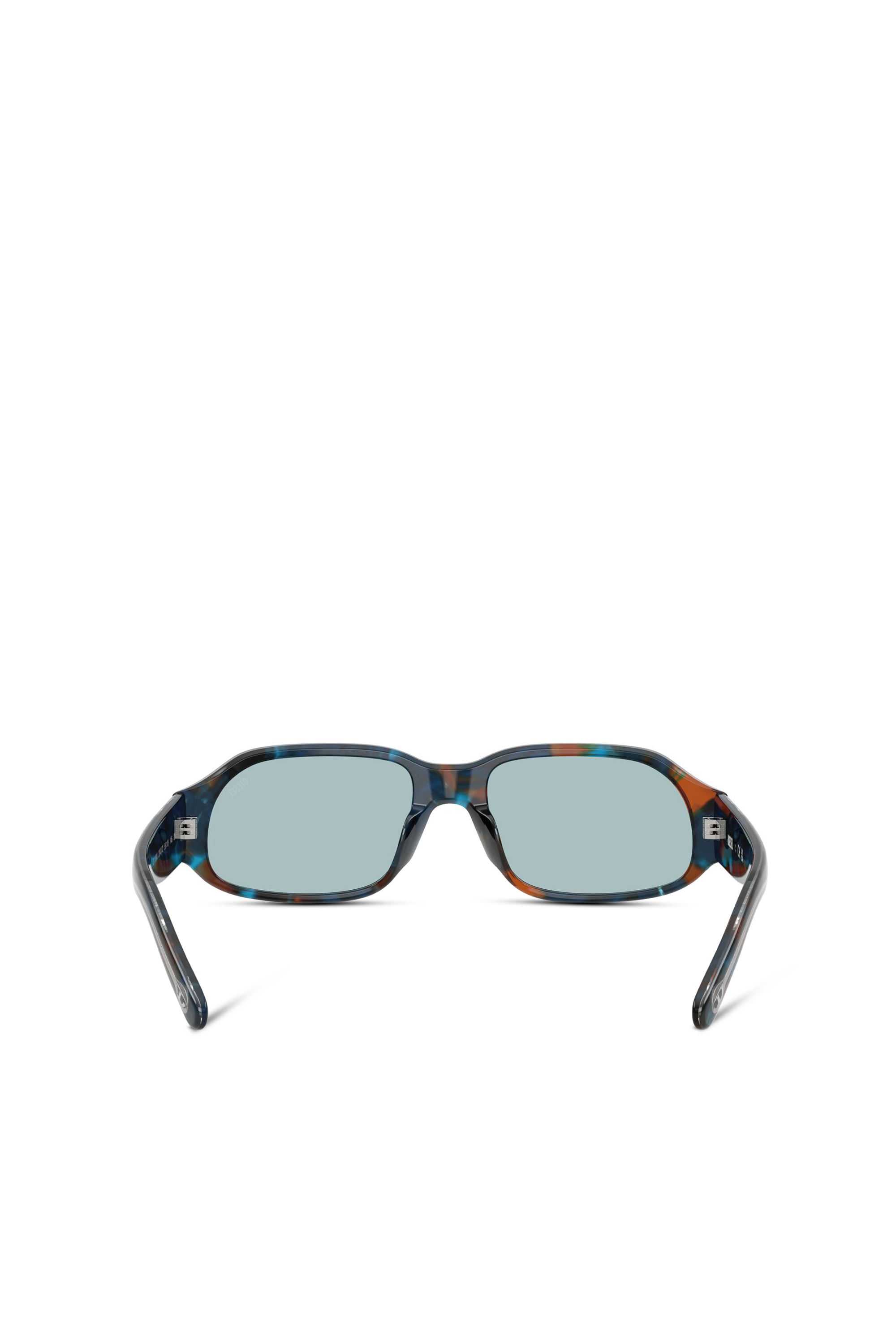 Diesel - 0DL2009U, Unisex's Rectangle sunglasses in ブルー/ブラウン - 4