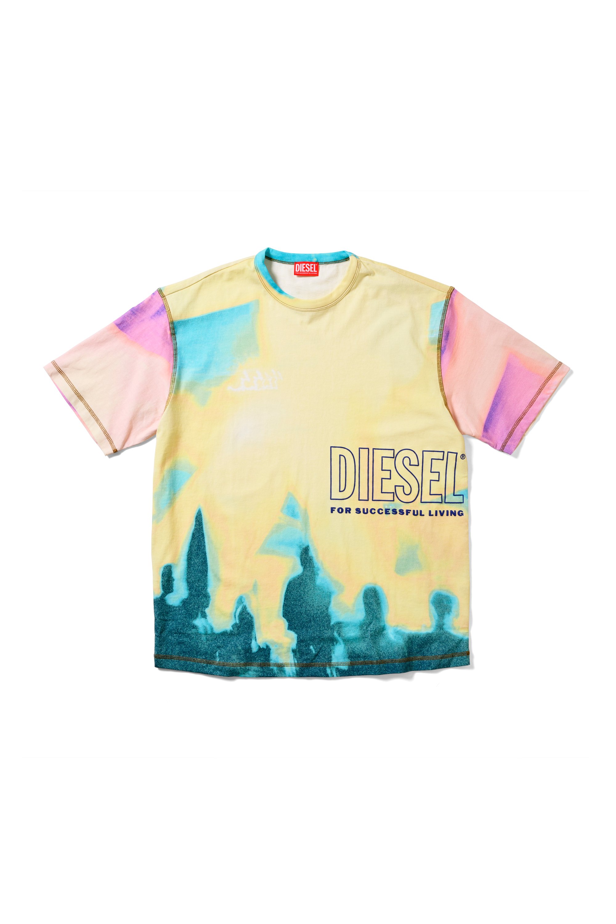Diesel - T-SHIRT, Male's T-SHIRT in Yellow - 1