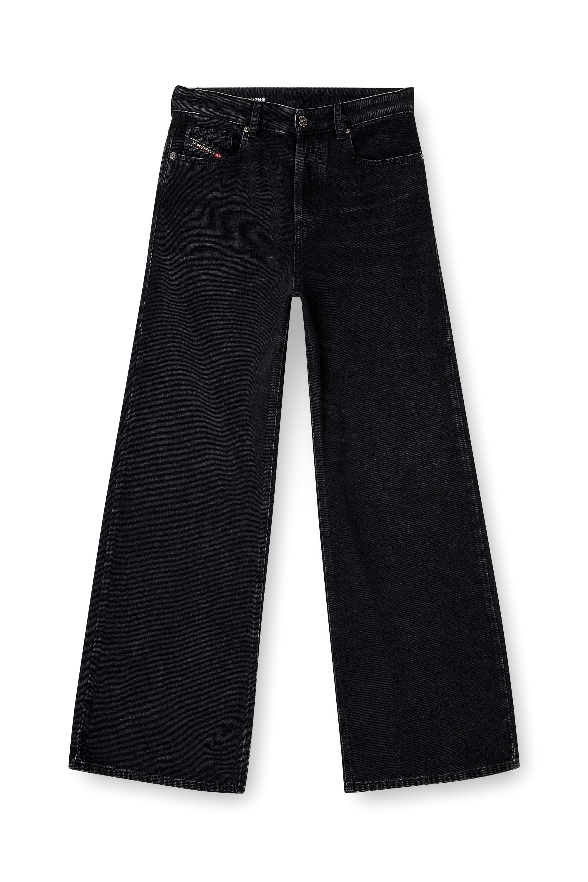Diesel - Unisex's Relaxed Jeans 1996 D-Sire 09P09, ブラック/ダークグレー - 8
