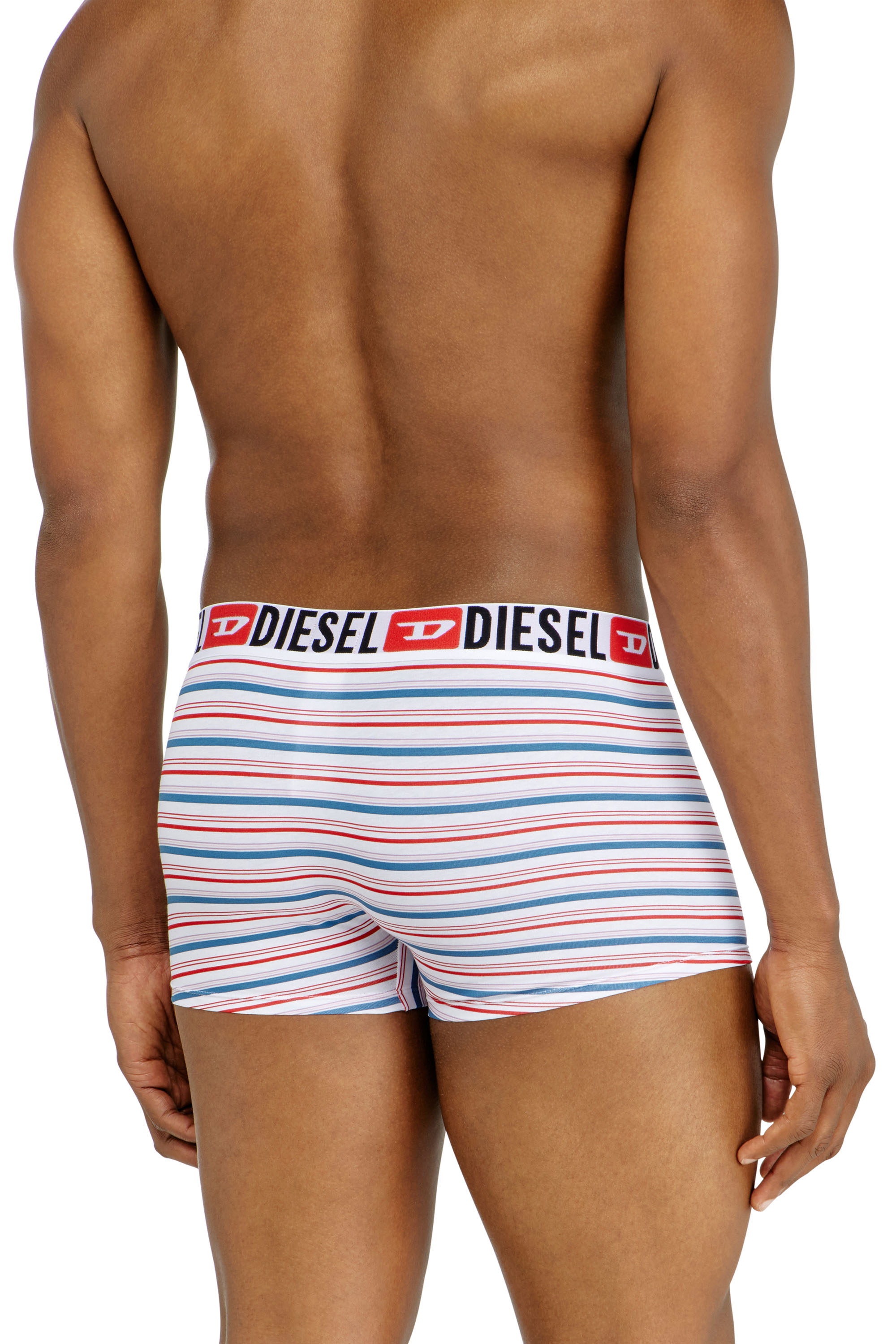 Diesel - DAMIEN, Male's ボクサーパンツ in ホワイト/レッド/ブルー - 4