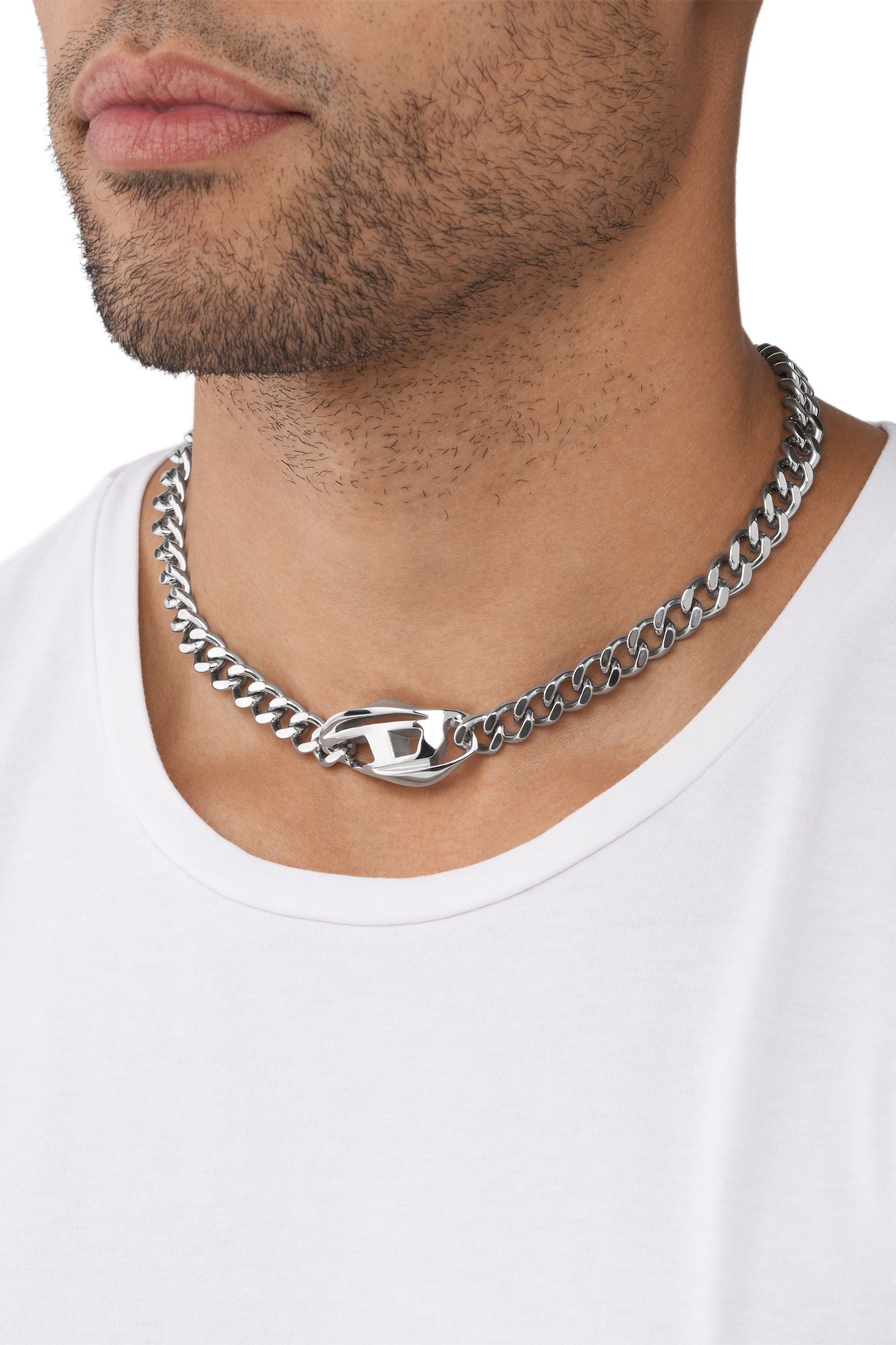 Diesel - DX1412, Unisex's ネックレス in シルバー - 3