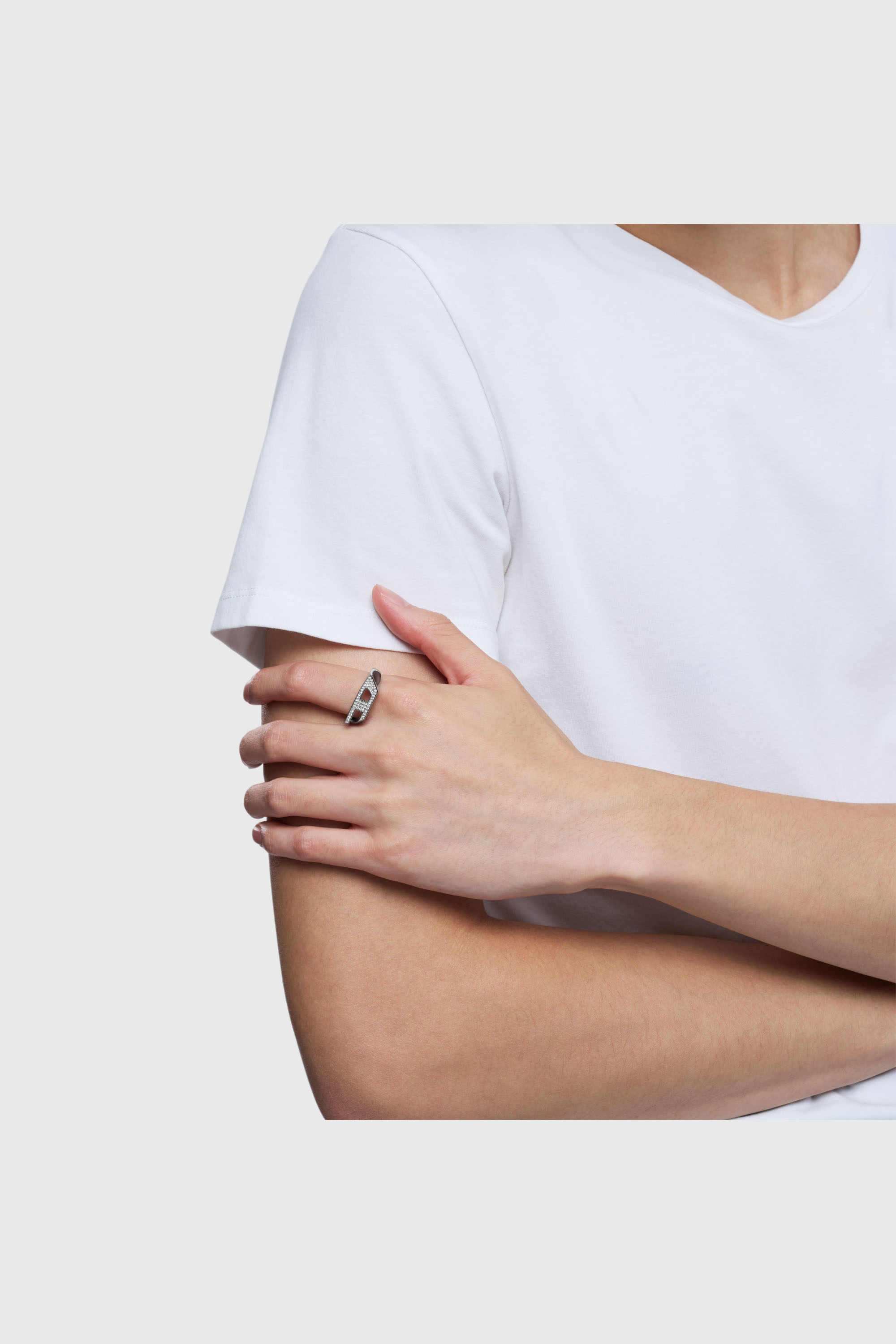 DX1629040 JEWELLERY リング｜シルバー｜ウィメンズ｜DIESEL