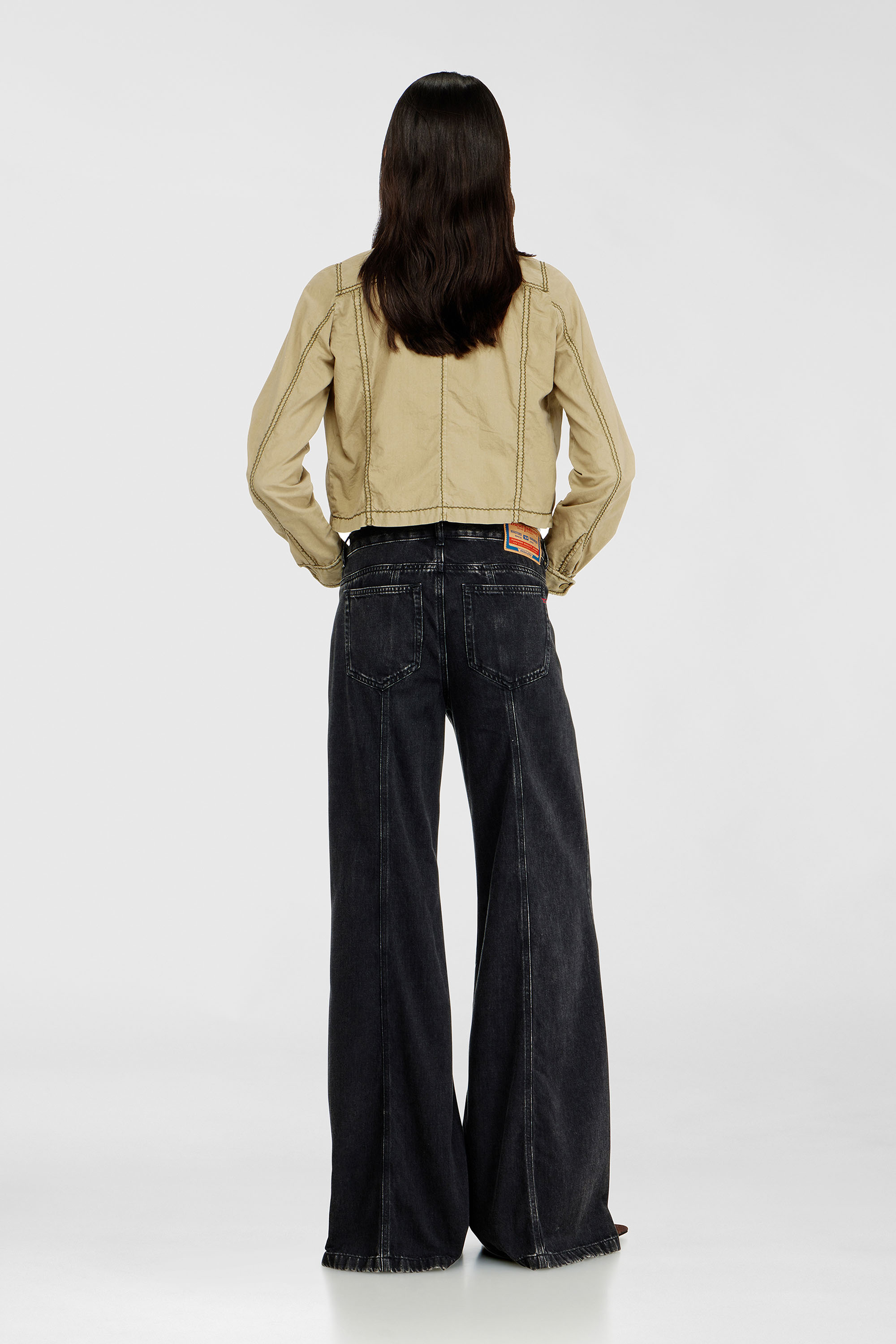 Diesel - Female's Flare Jeans D-Akii 068HN, ブラック/ダークグレー - 3