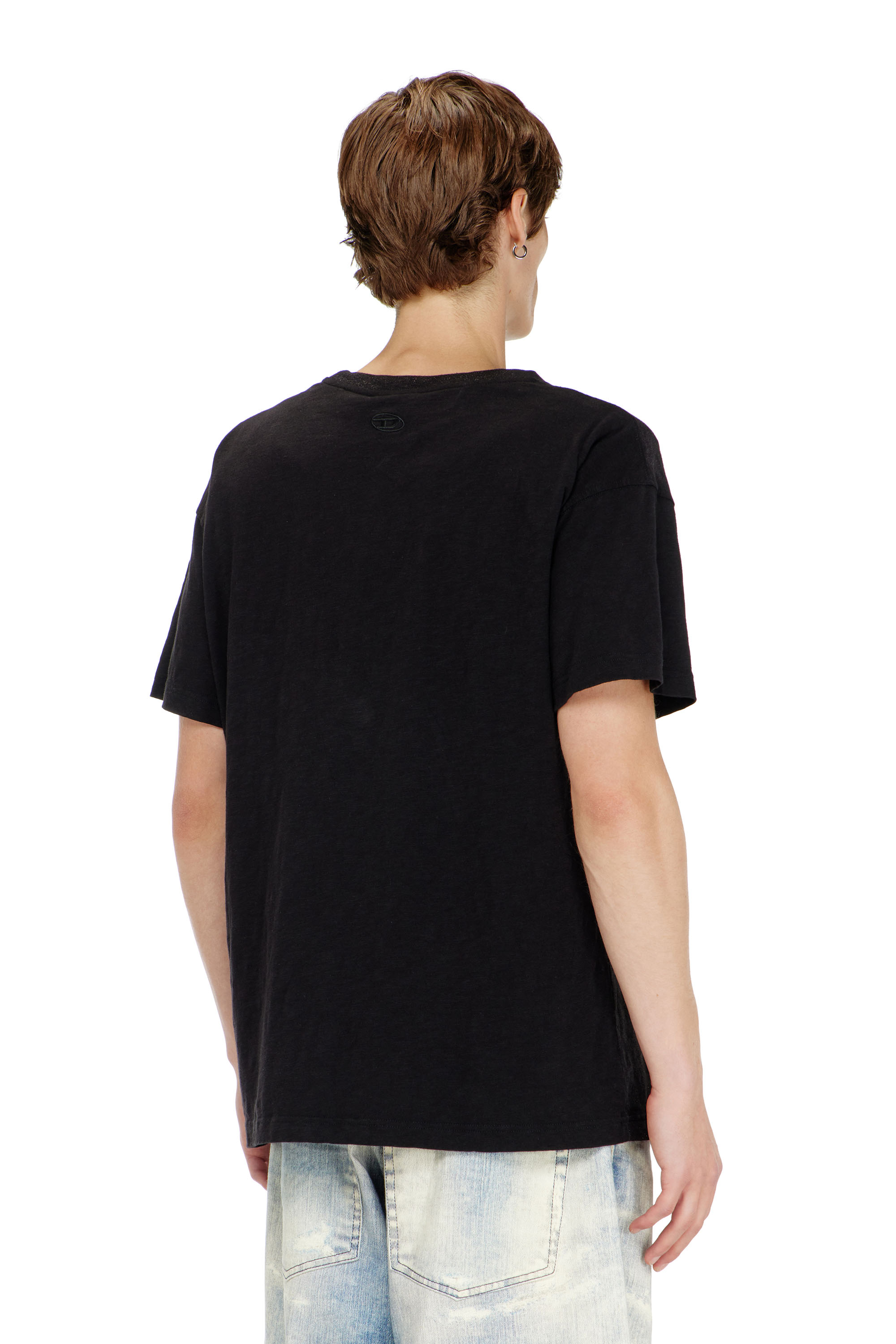 Diesel - T-NORM-AA2, Male's Tシャツ in ブラック - 4