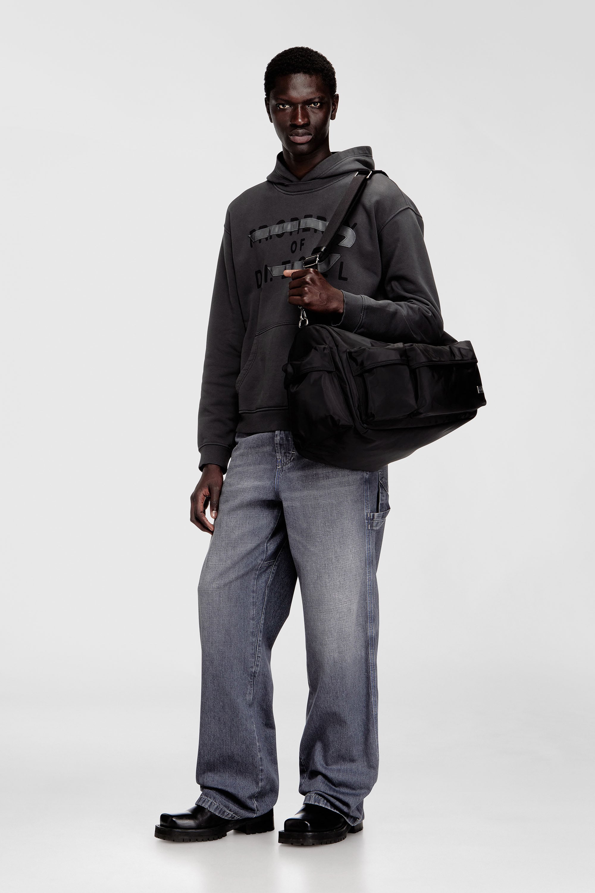 Diesel - MULTI-PKTS DUFFLE X, Unisex's ダッフルバッグ in ブラック - 2