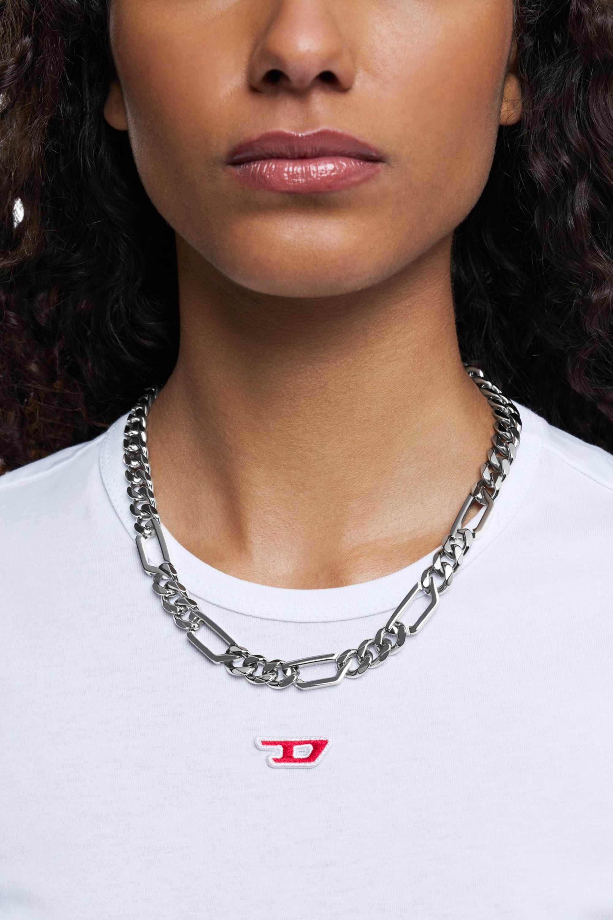 Diesel - DX1626040 JEWELLERY, Unisex's Stainless steel chain necklace in シルバー - 3