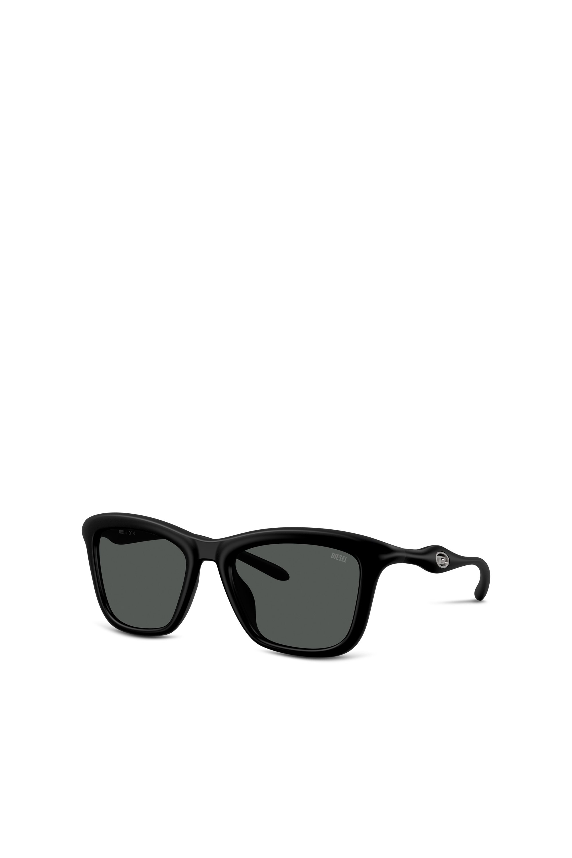 Diesel - 0DL3008U, Unisex's Square sunglasses in ブラック - 1