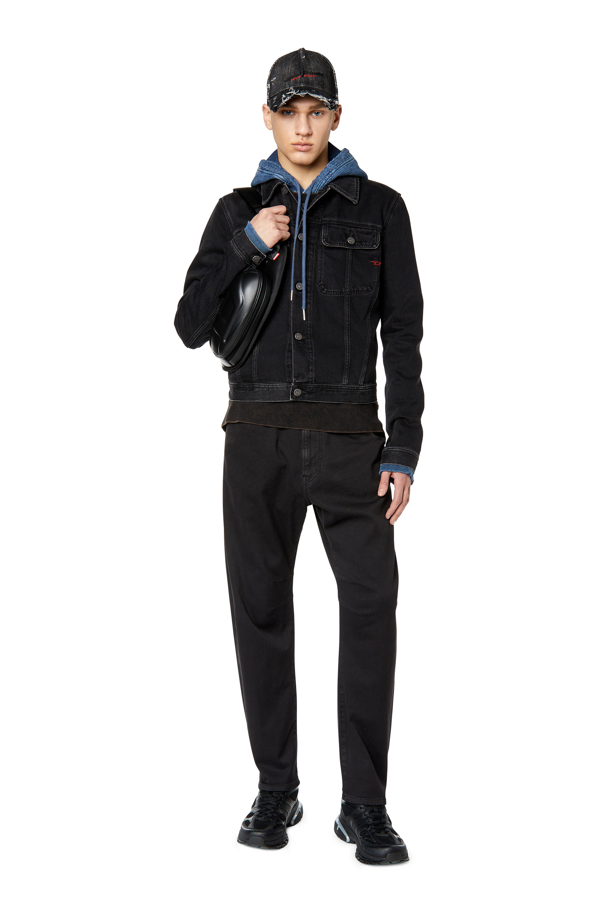 Diesel - Tapered 2040 D-Amage Joggjeans® 068DY, ブラック - Image 4