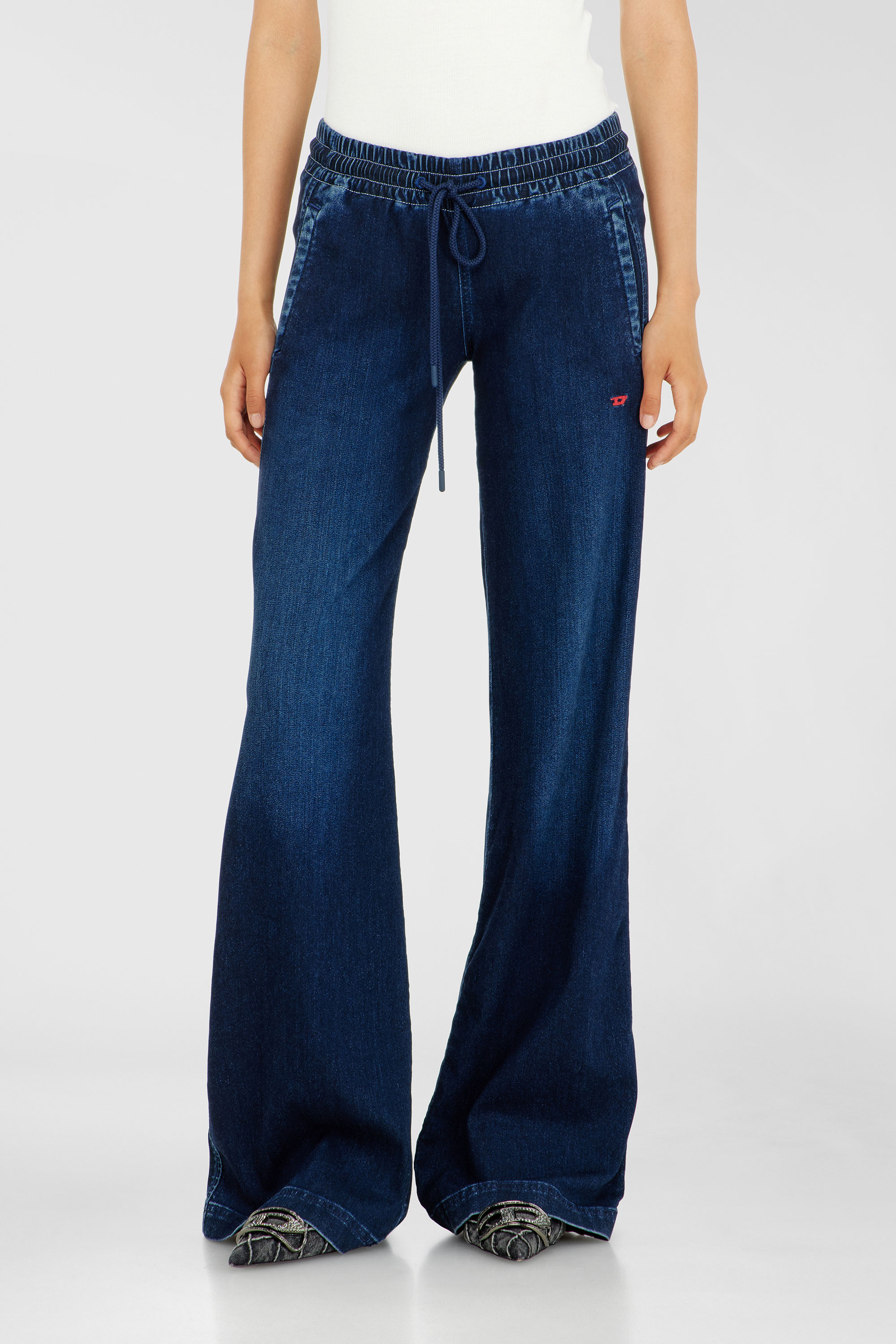 Diesel - Female's Relaxed 2078 D-Ainty Joggjeans&reg; 09P96, ダークブルー - 2
