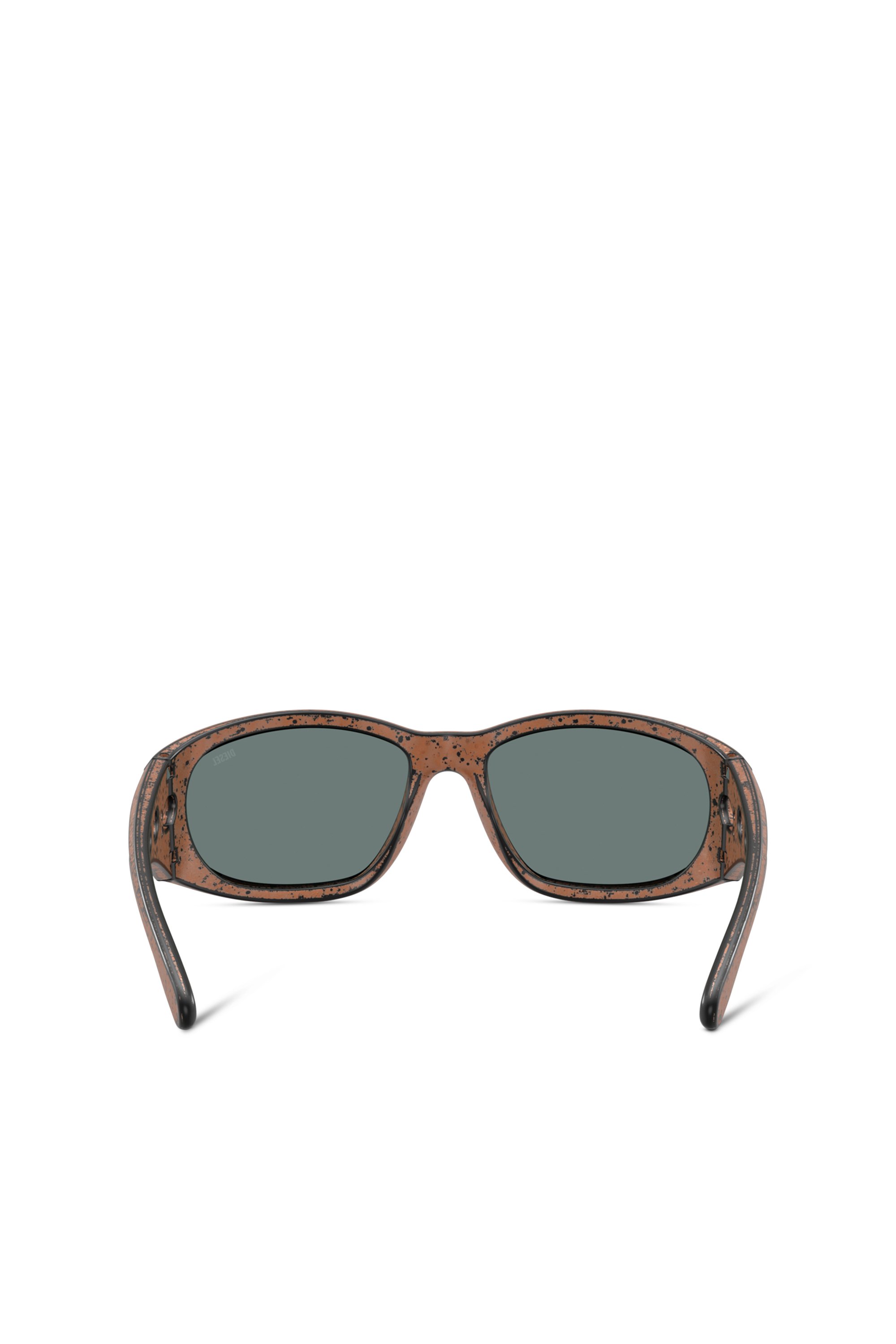 Diesel - 0DL3012U, Unisex's Rectangle sunglasses in ブラウン - 4