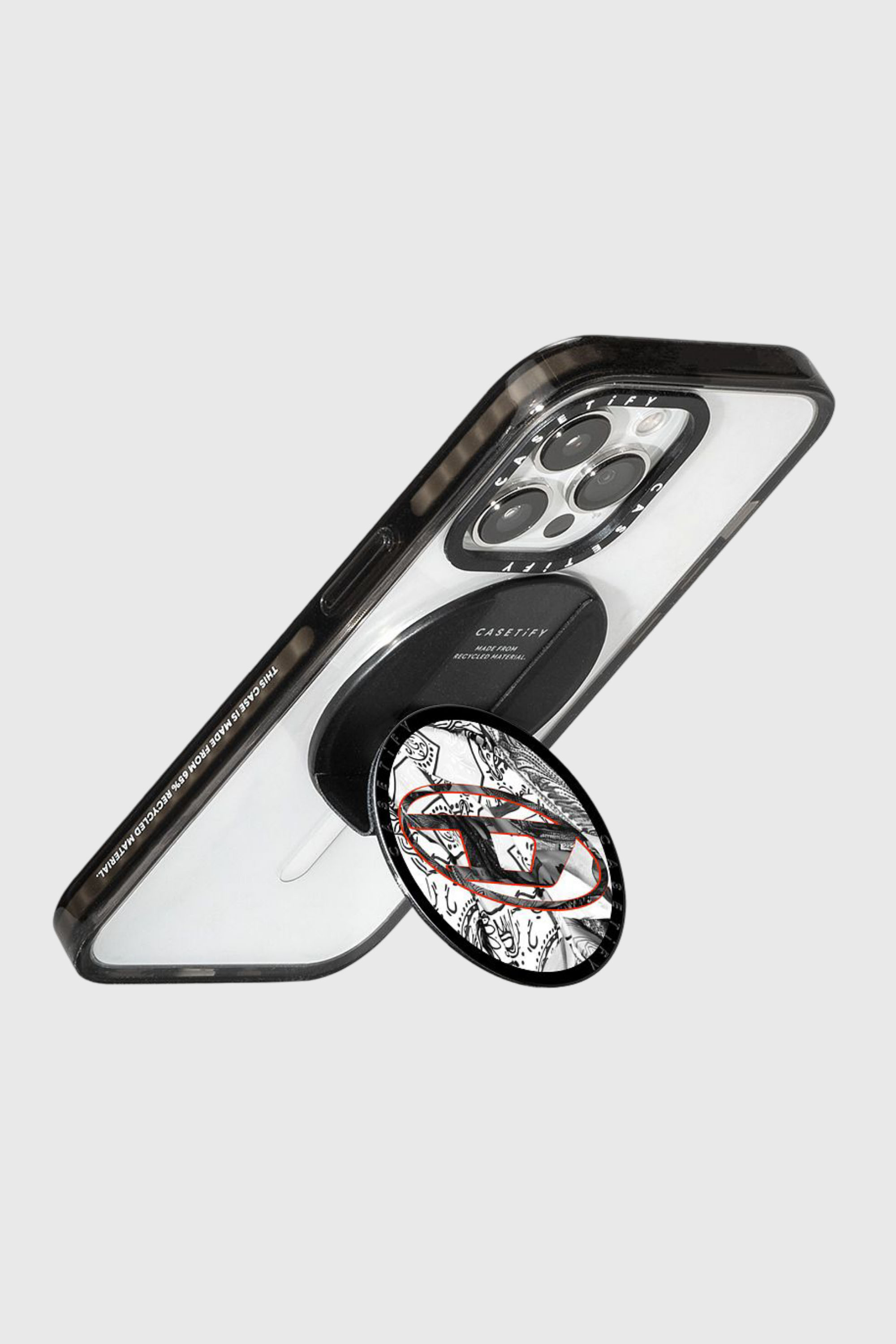 Diesel - 60349 CASETIFY GRIP STAND, Unisex's UNIVERSAL in マルチカラー/ブロック - 4
